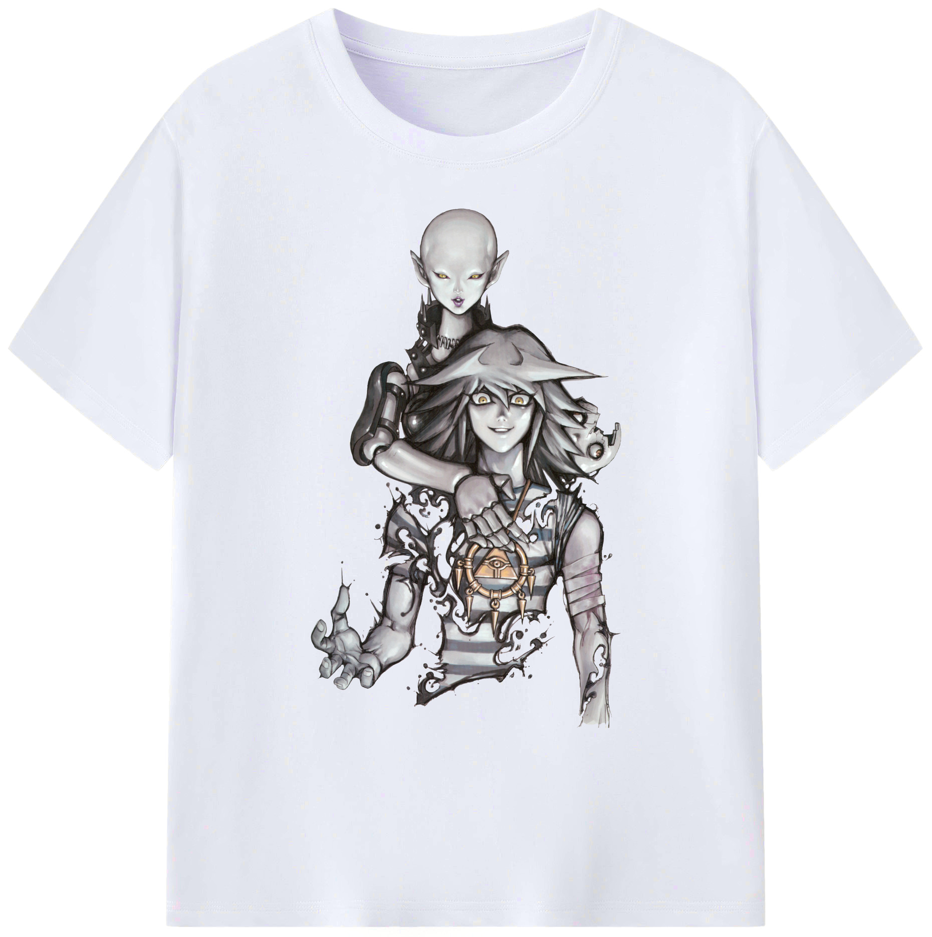 （画像用） 遊☆戯☆王 Yu-Gi-Oh! 綿100％ メンズ半袖Tシャツ｜肌触りやわらか＆通気性