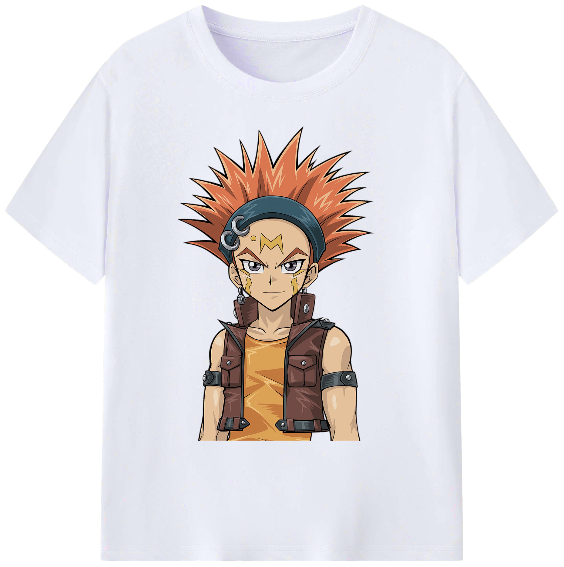 （画像用） 遊☆戯☆王 Yu-Gi-Oh! 綿100％ メンズ半袖Tシャツ｜肌触りやわらか＆通気性