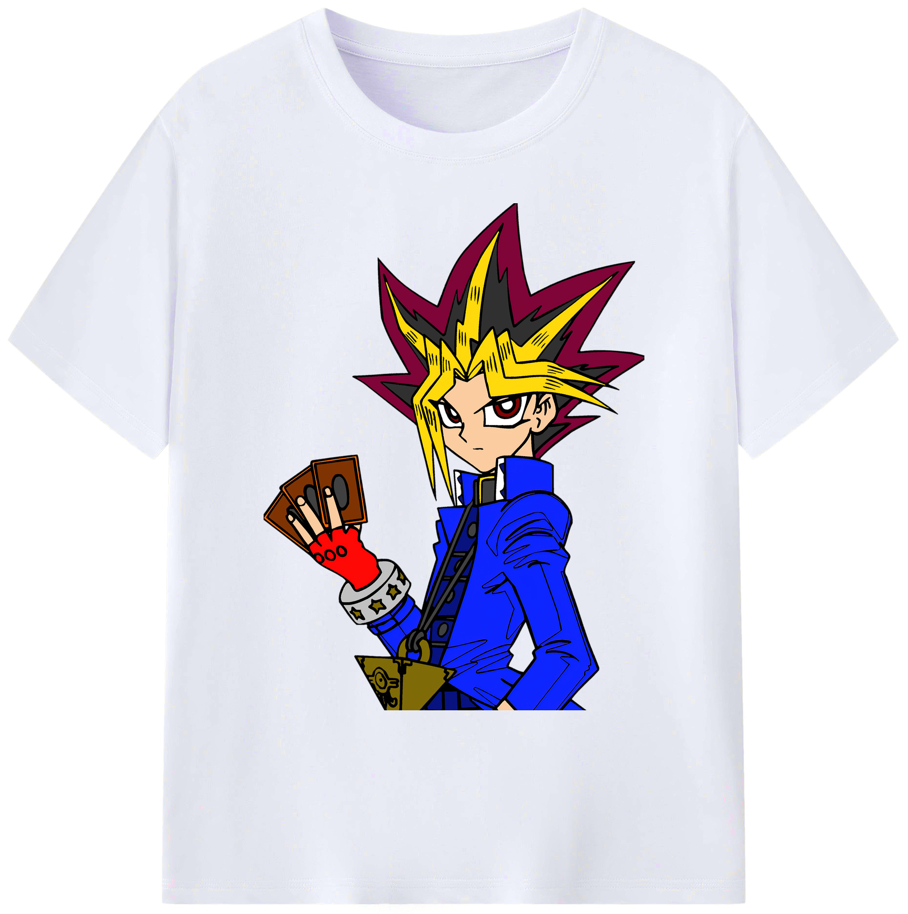 （画像用） 遊☆戯☆王 Yu-Gi-Oh! 綿100％ メンズ半袖Tシャツ｜肌触りやわらか＆通気性