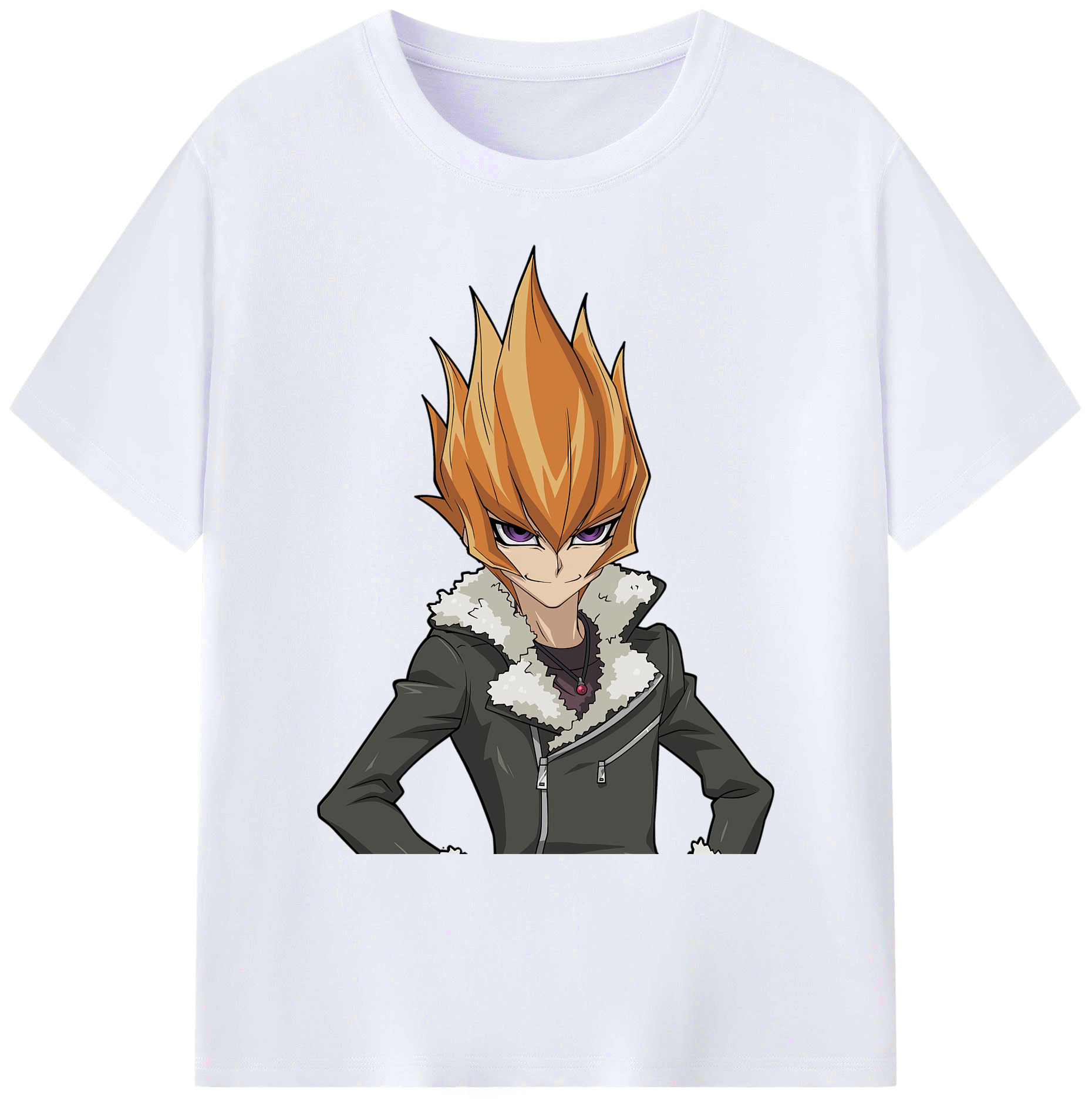 （画像用） 遊☆戯☆王 Yu-Gi-Oh! 綿100％ メンズ半袖Tシャツ｜肌触りやわらか＆通気性