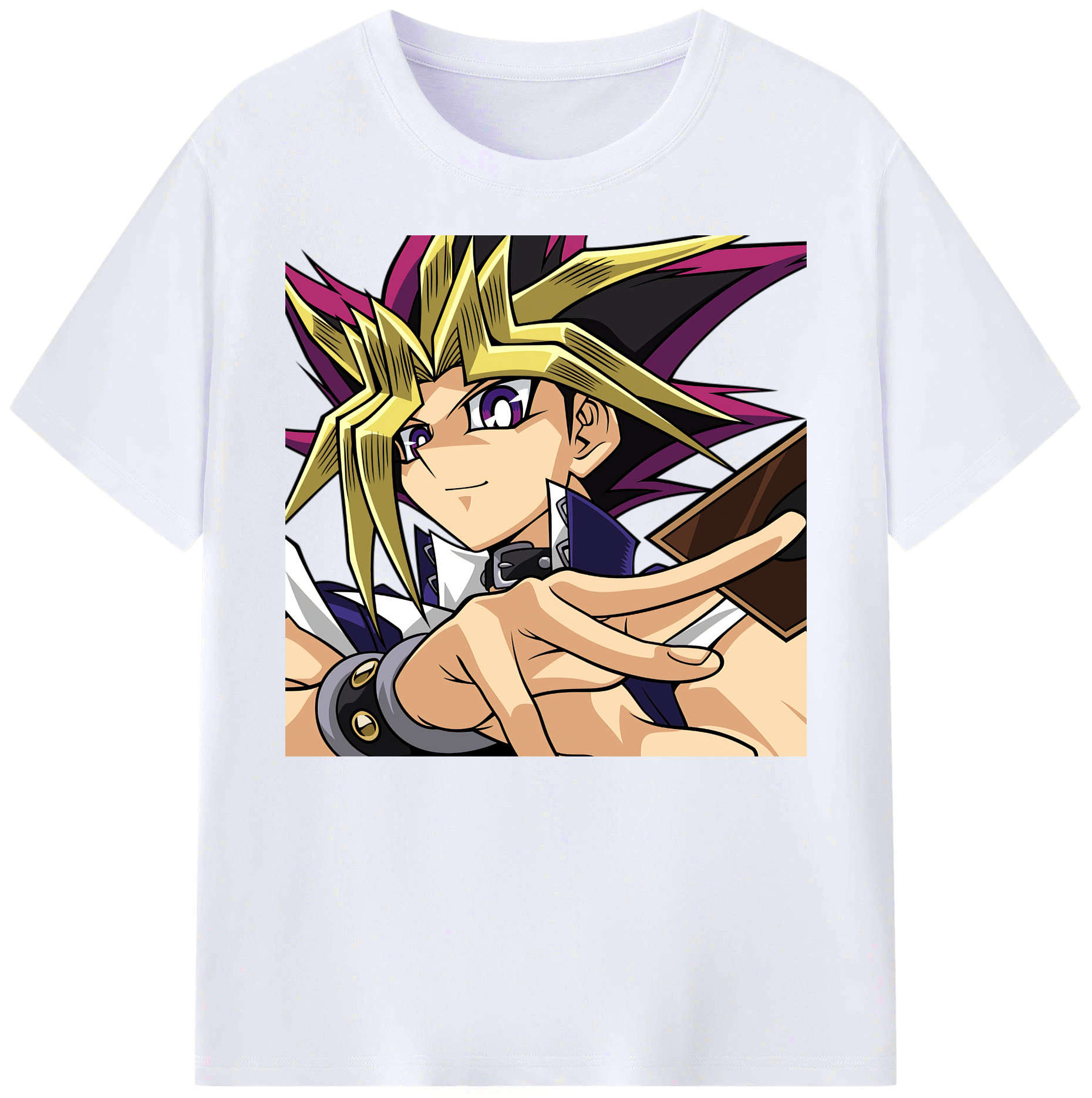 （画像用） 遊☆戯☆王 Yu-Gi-Oh! 綿100％ メンズ半袖Tシャツ｜肌触りやわらか＆通気性