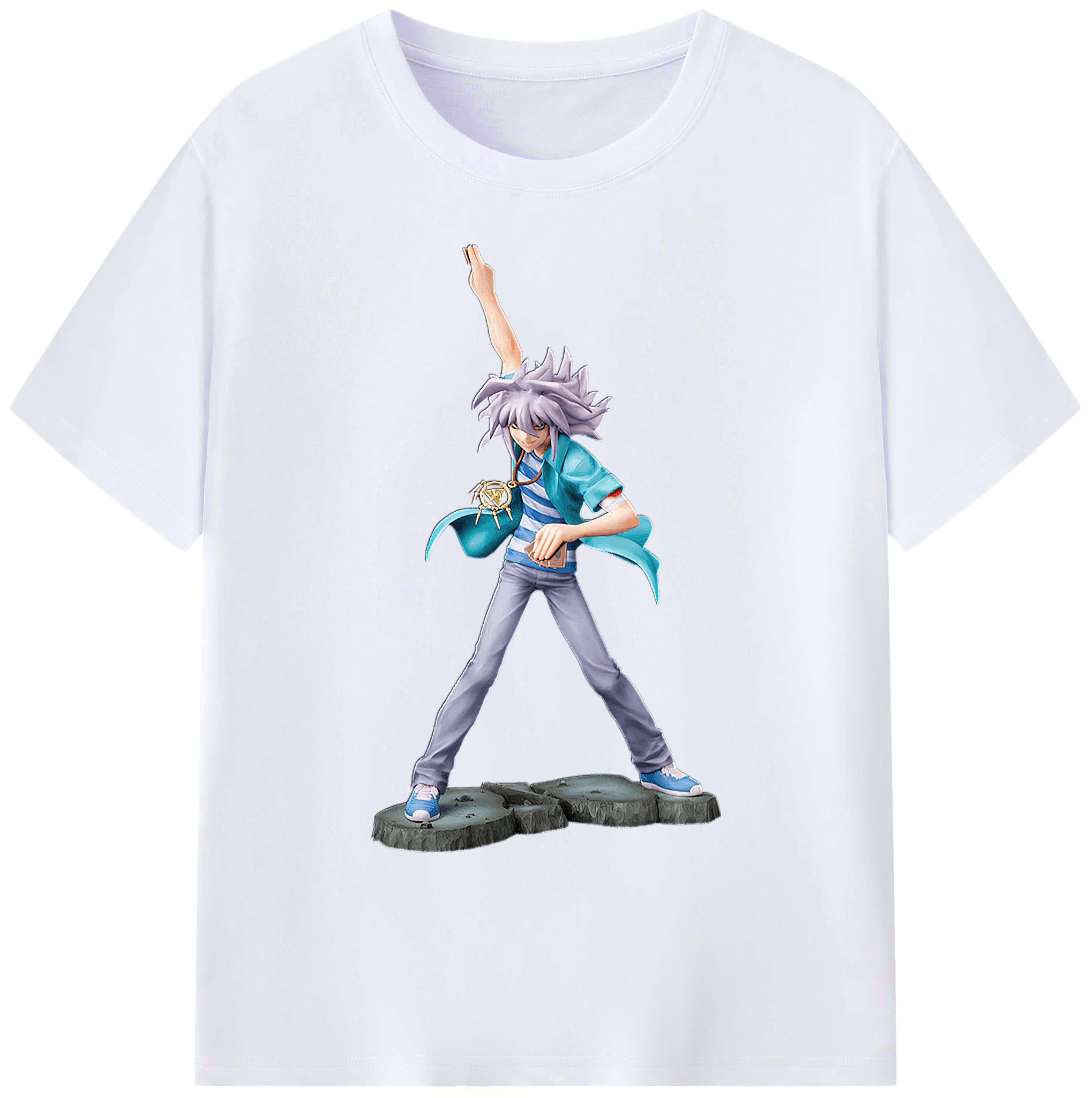（画像用） 遊☆戯☆王 Yu-Gi-Oh! 綿100％ メンズ半袖Tシャツ｜肌触りやわらか＆通気性