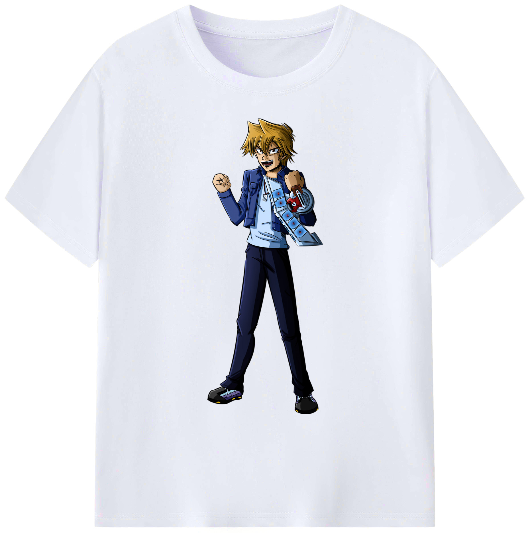（画像用） 遊☆戯☆王 Yu-Gi-Oh! 綿100％ メンズ半袖Tシャツ｜肌触りやわらか＆通気性