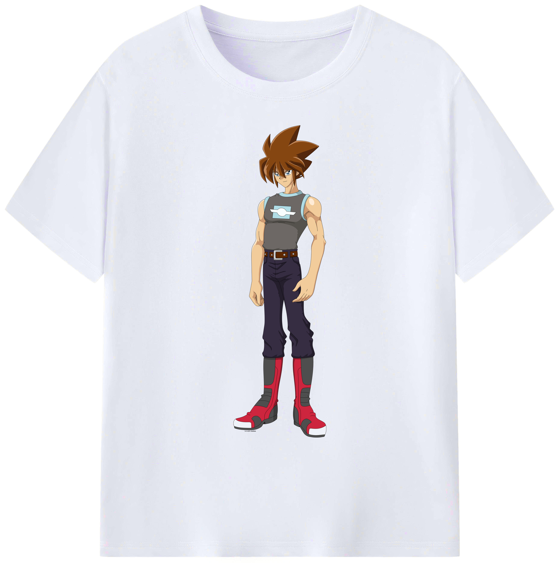 （画像用） 遊☆戯☆王 Yu-Gi-Oh! 綿100％ メンズ半袖Tシャツ｜肌触りやわらか＆通気性