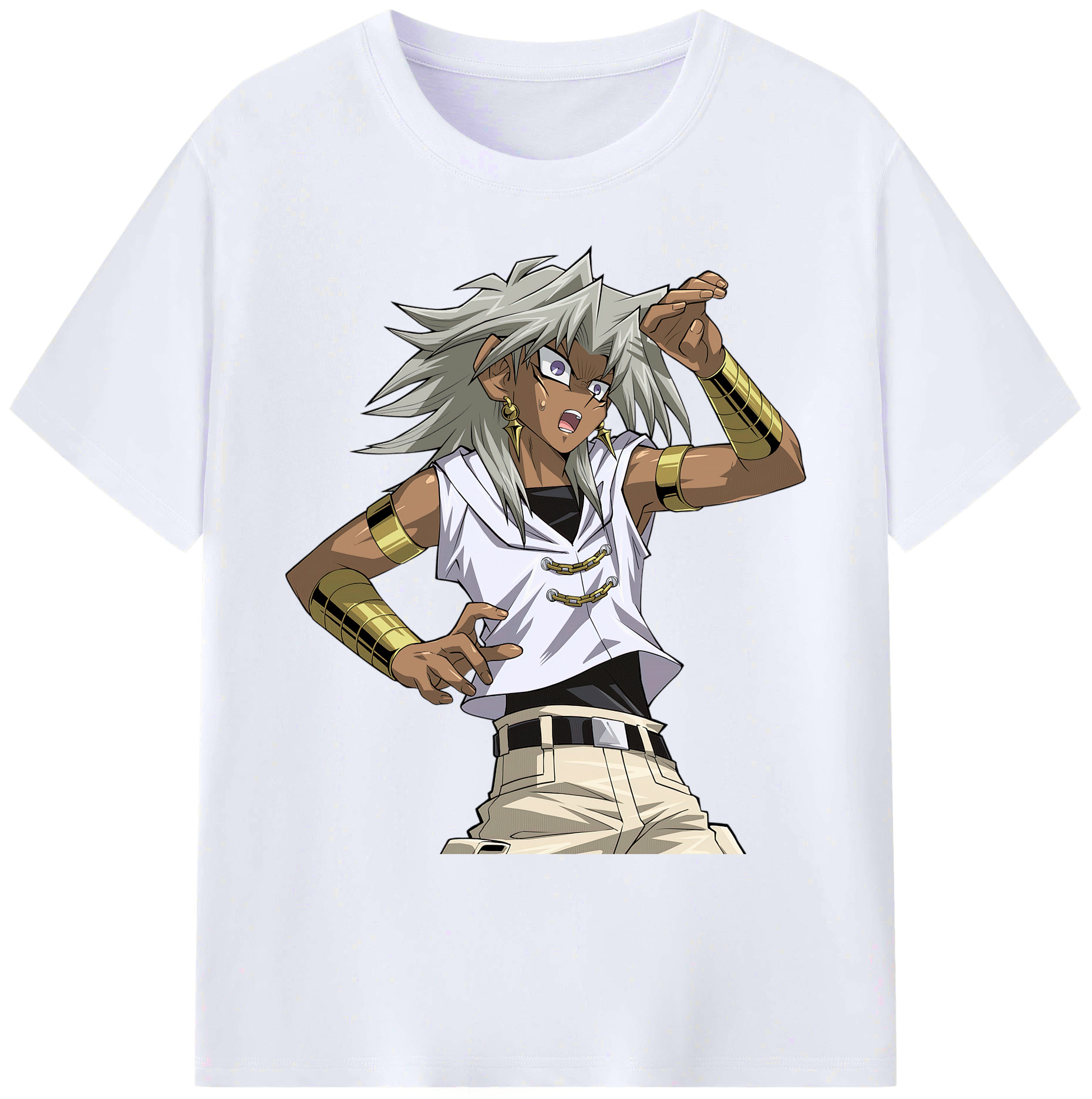 （画像用） 遊☆戯☆王 Yu-Gi-Oh! 綿100％ メンズ半袖Tシャツ｜肌触りやわらか＆通気性