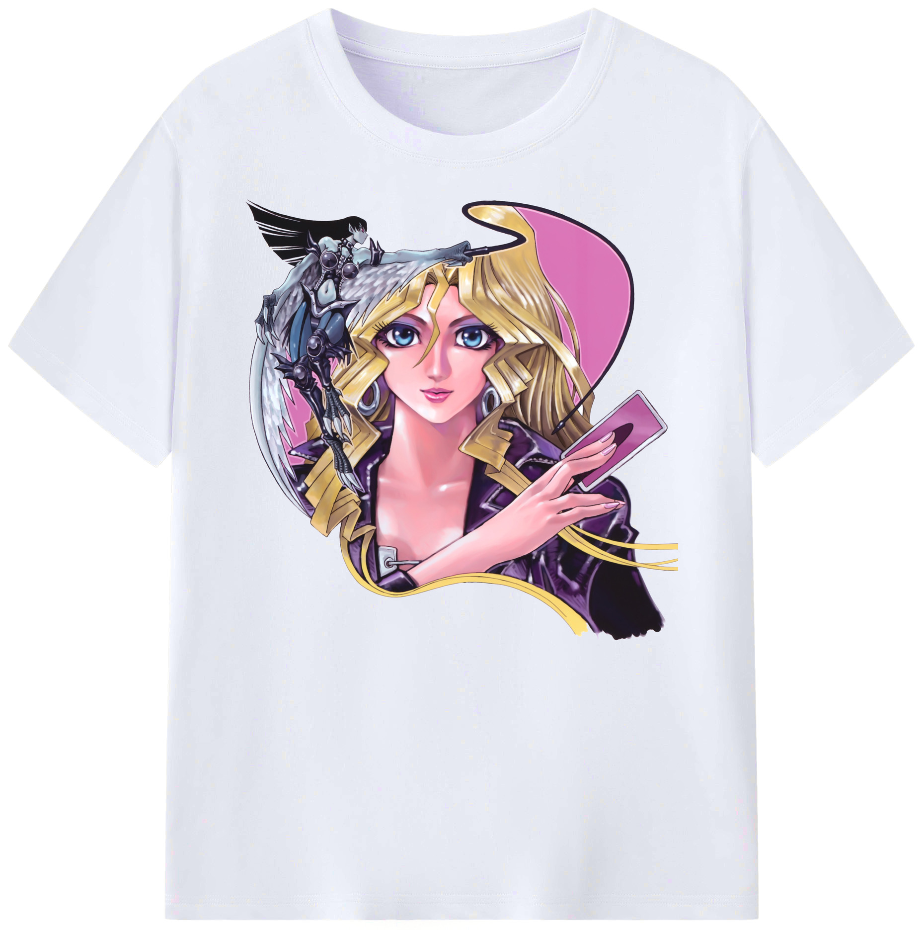 （画像用） 遊☆戯☆王 Yu-Gi-Oh! 綿100％ メンズ半袖Tシャツ｜肌触りやわらか＆通気性