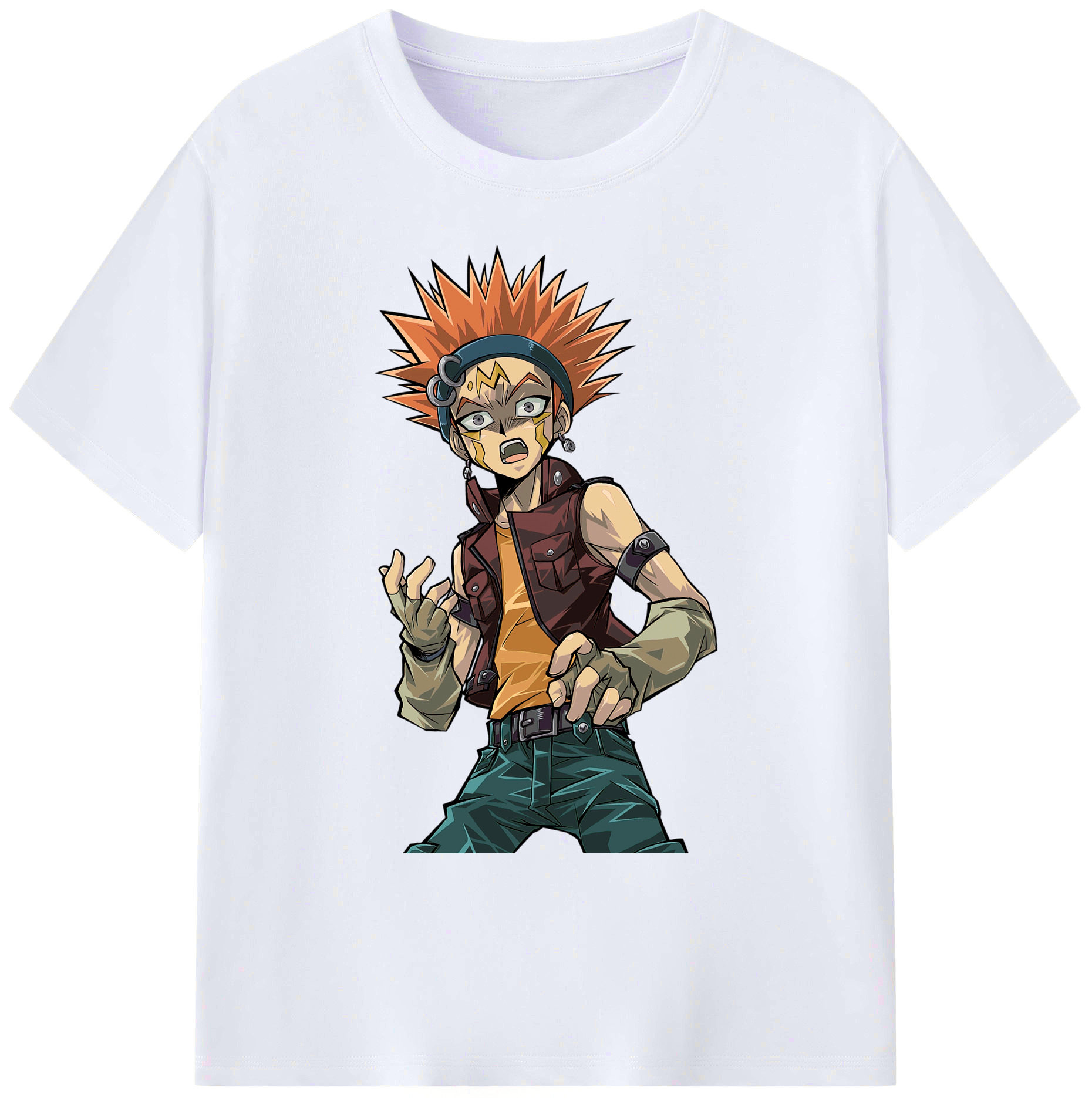 （画像用） 遊☆戯☆王 Yu-Gi-Oh! 綿100％ メンズ半袖Tシャツ｜肌触りやわらか＆通気性