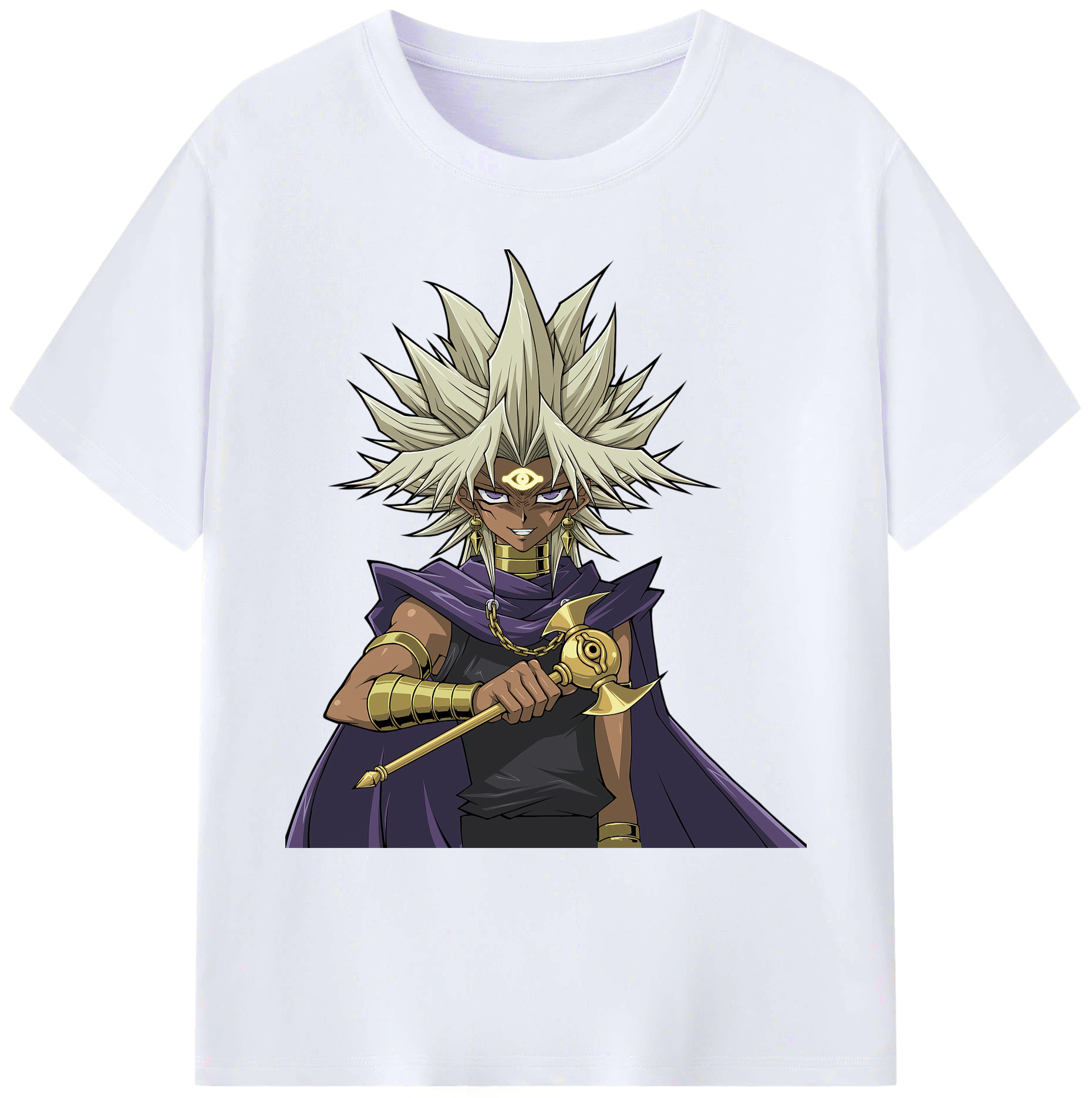（画像用） 遊☆戯☆王 Yu-Gi-Oh! 綿100％ メンズ半袖Tシャツ｜肌触りやわらか＆通気性