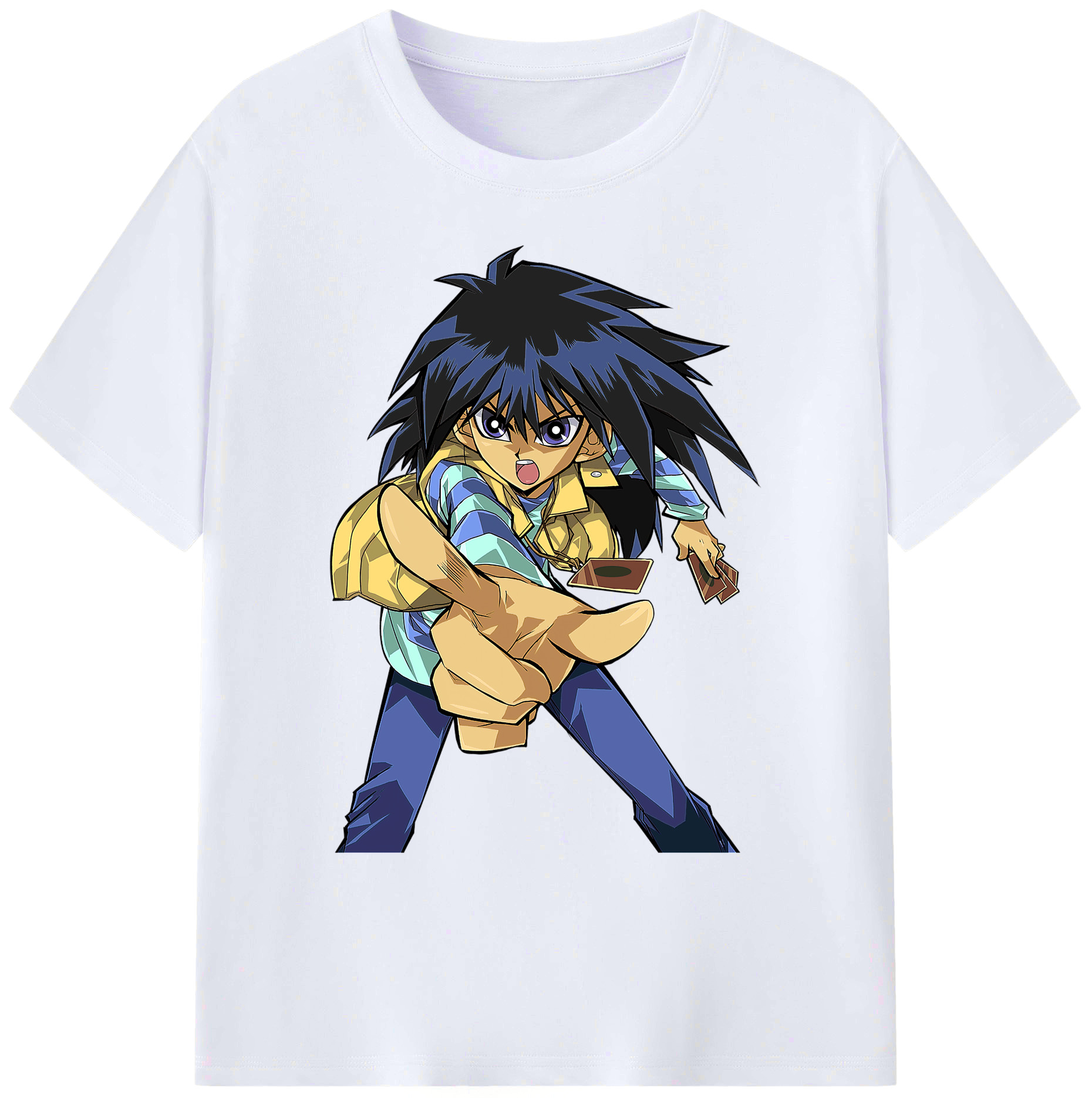 （画像用） 遊☆戯☆王 Yu-Gi-Oh! 綿100％ メンズ半袖Tシャツ｜肌触りやわらか＆通気性