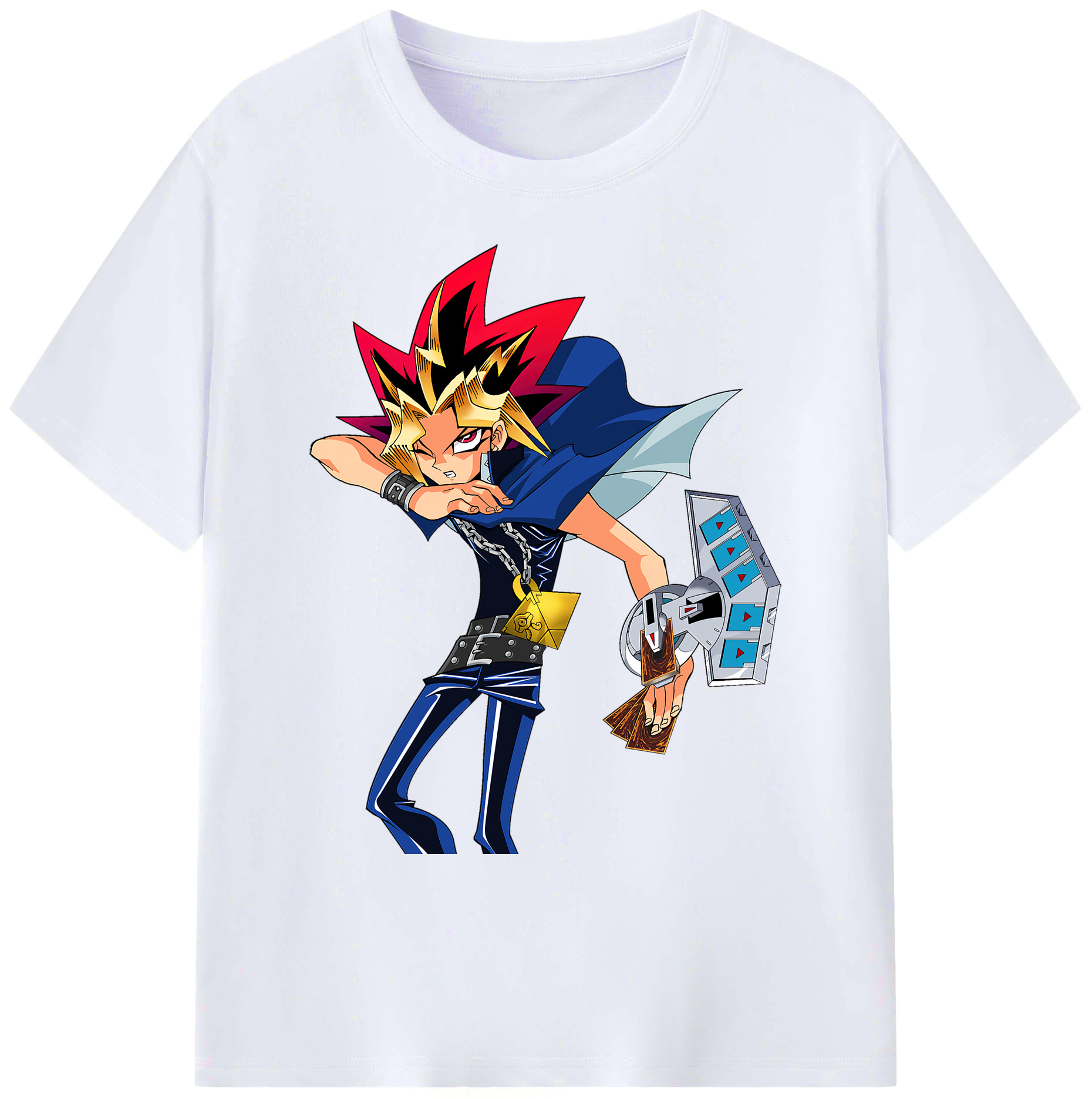 （画像用） 遊☆戯☆王 Yu-Gi-Oh! 綿100％ メンズ半袖Tシャツ｜肌触りやわらか＆通気性