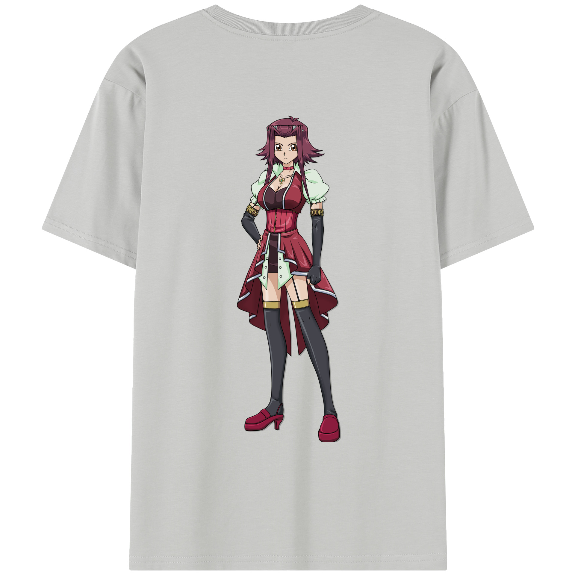 （画像用） 遊☆戯☆王 Yu-Gi-Oh! レディース半袖Tシャツ(バックプリント)