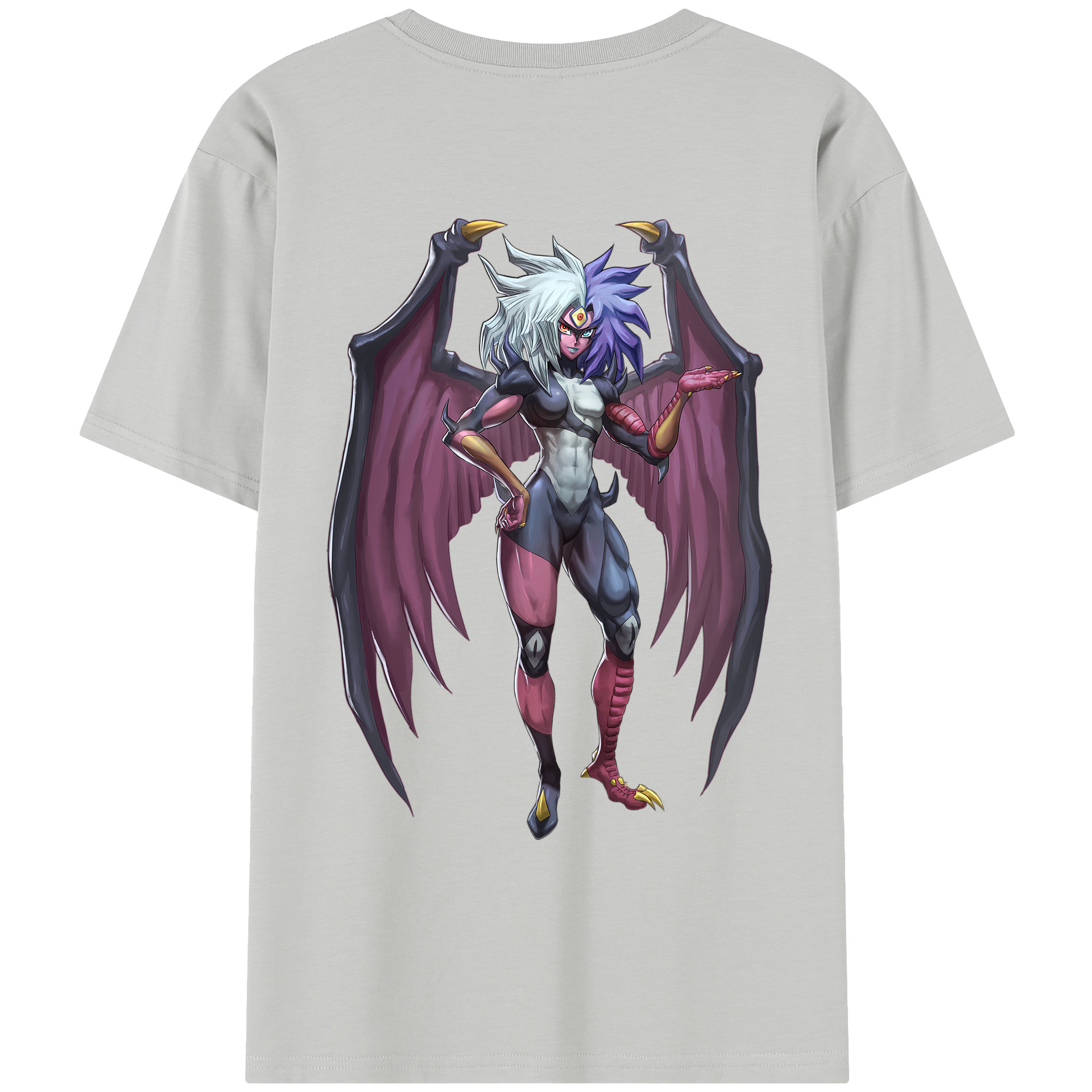 （画像用） 遊☆戯☆王 Yu-Gi-Oh! レディース半袖Tシャツ(バックプリント)
