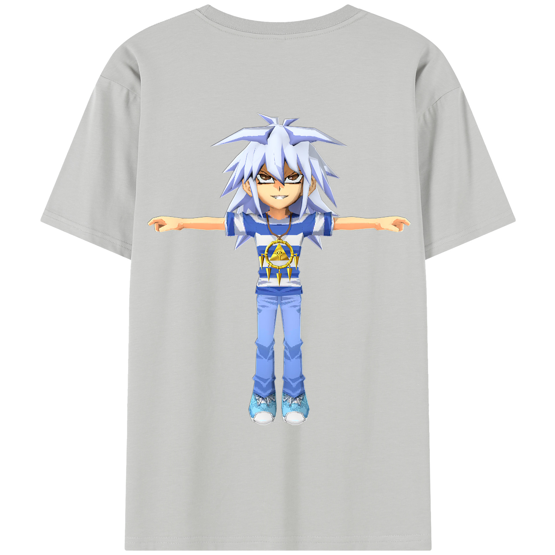 （画像用） 遊☆戯☆王 Yu-Gi-Oh! レディース半袖Tシャツ(バックプリント)