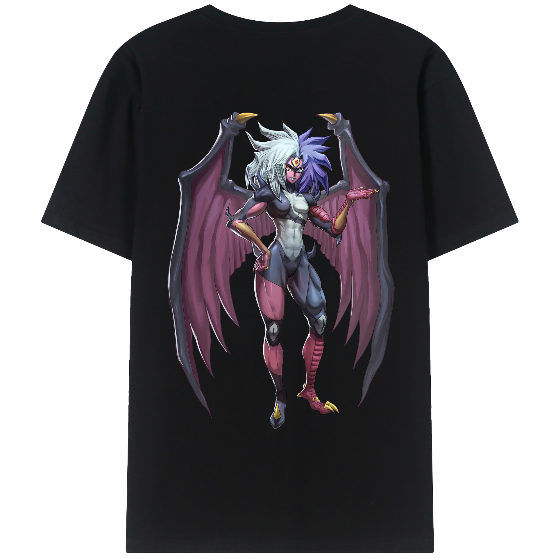 （画像用） 遊☆戯☆王 Yu-Gi-Oh! レディース半袖Tシャツ(バックプリント)