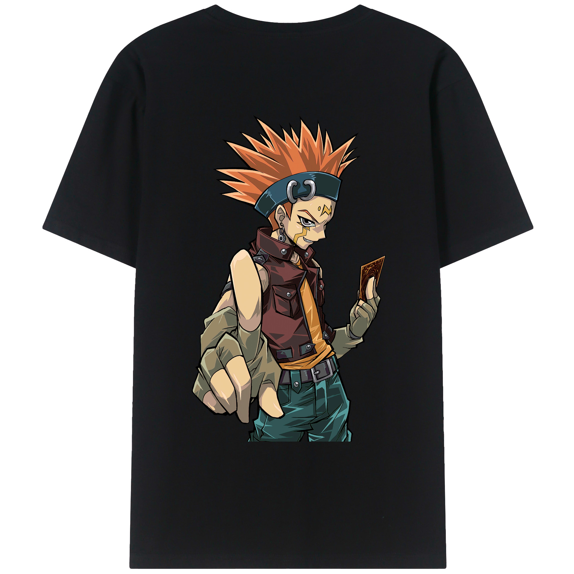 （画像用） 遊☆戯☆王 Yu-Gi-Oh! レディース半袖Tシャツ(バックプリント)