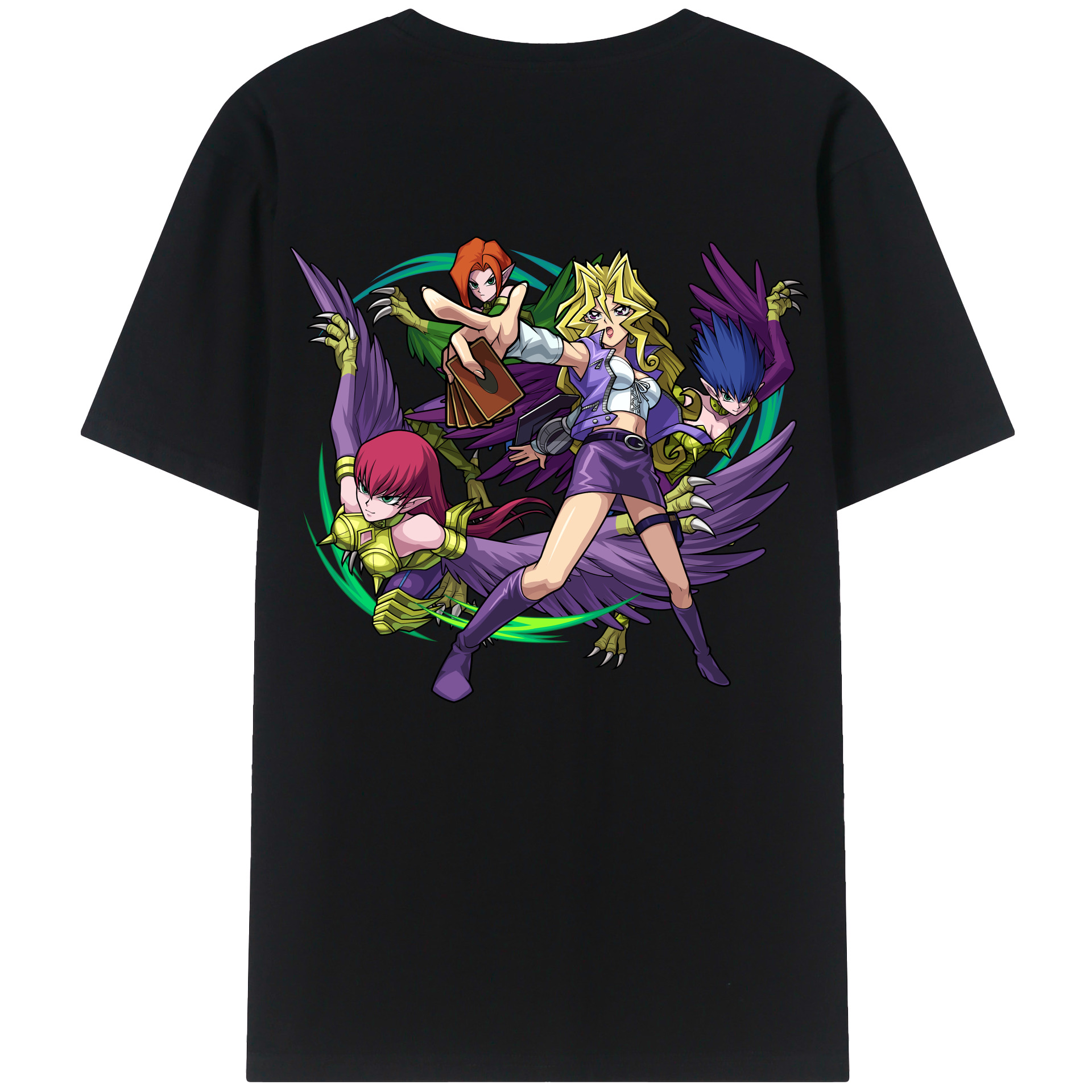 （画像用） 遊☆戯☆王 Yu-Gi-Oh! レディース半袖Tシャツ(バックプリント)