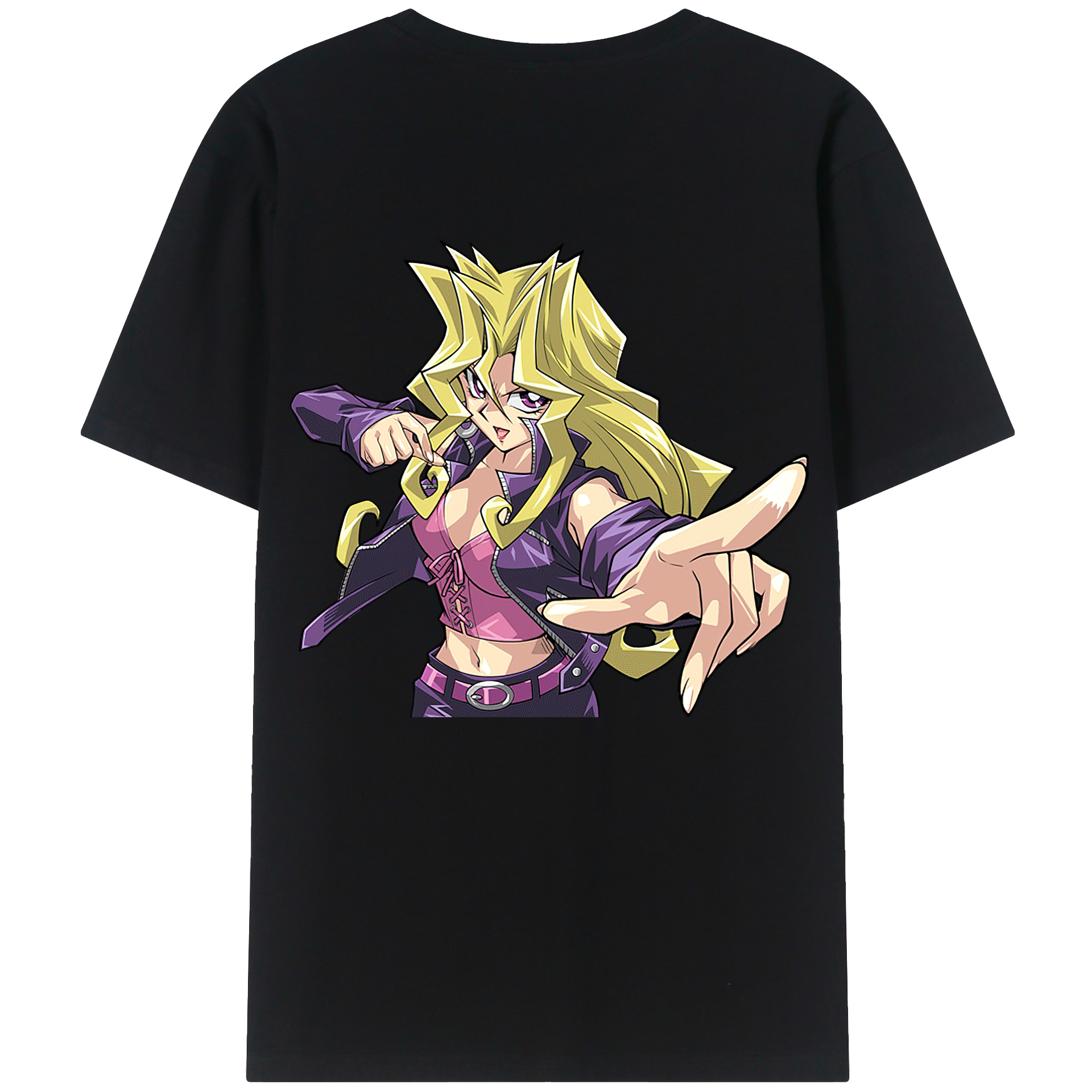 （画像用） 遊☆戯☆王 Yu-Gi-Oh! レディース半袖Tシャツ(バックプリント)