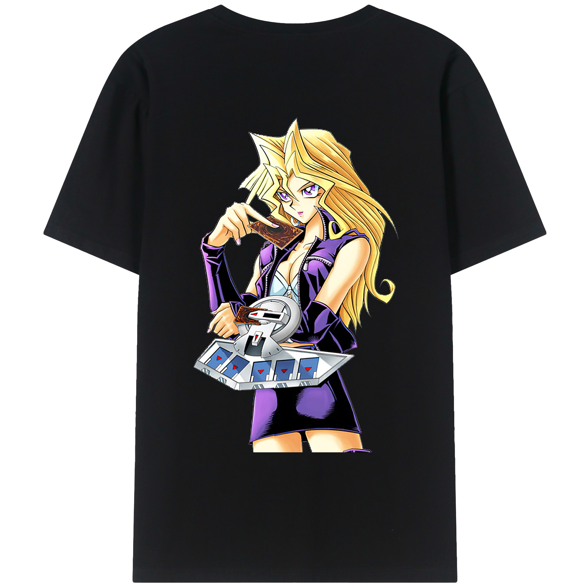 遊☆戯☆王 Yu-Gi-Oh! レディース半袖Tシャツ(バックプリント)