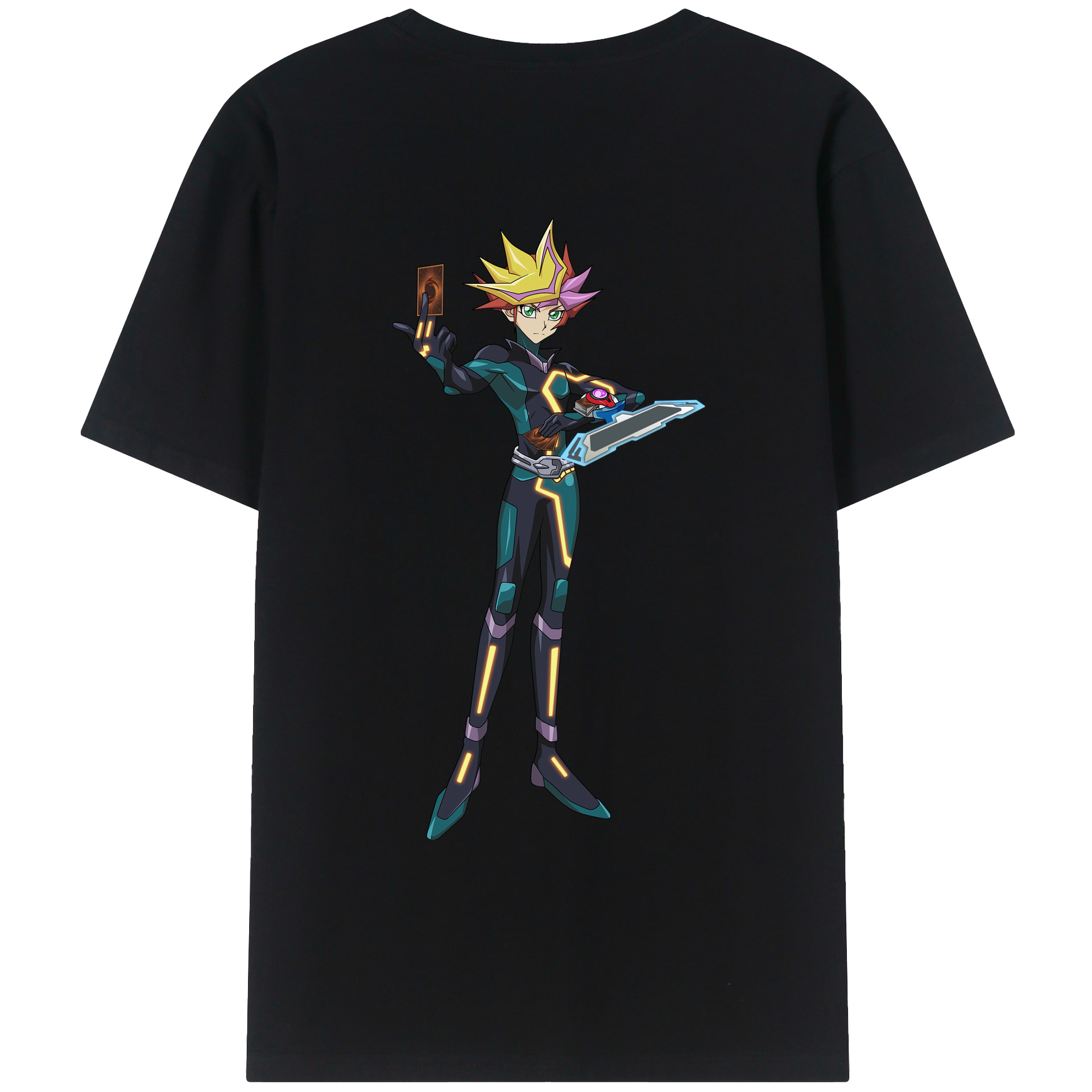 （画像用） 遊☆戯☆王 Yu-Gi-Oh! レディース半袖Tシャツ(バックプリント)