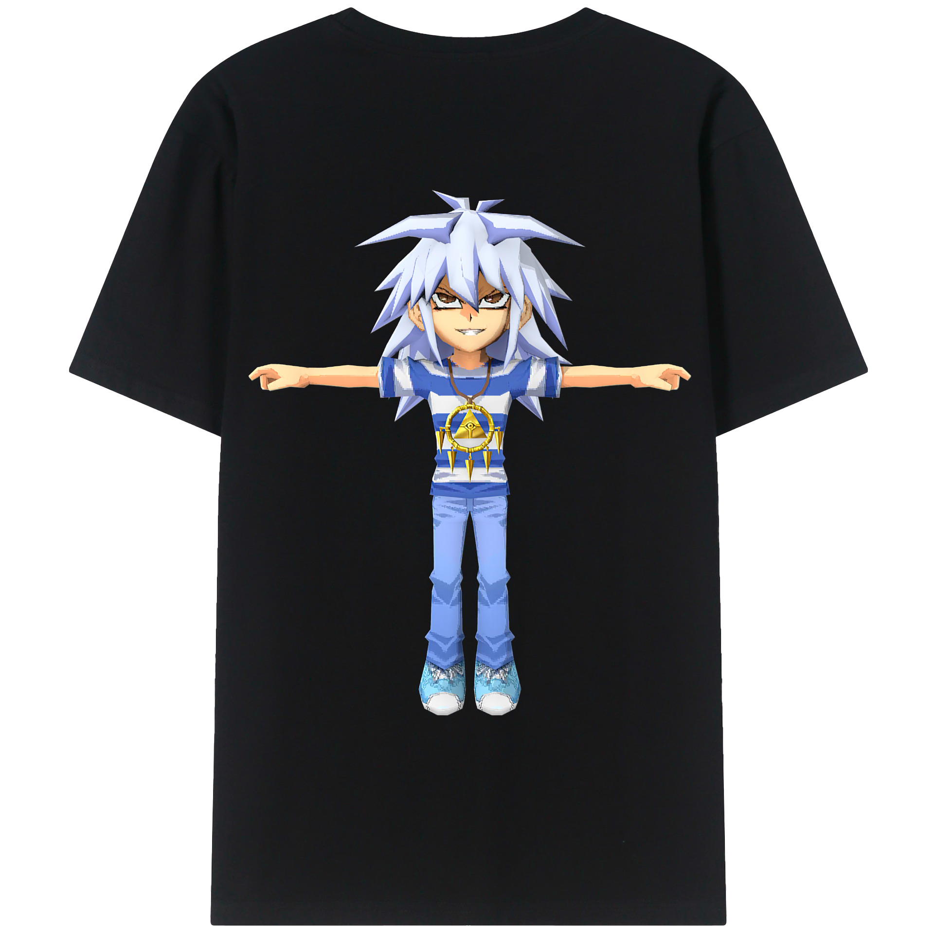 （画像用） 遊☆戯☆王 Yu-Gi-Oh! レディース半袖Tシャツ(バックプリント)