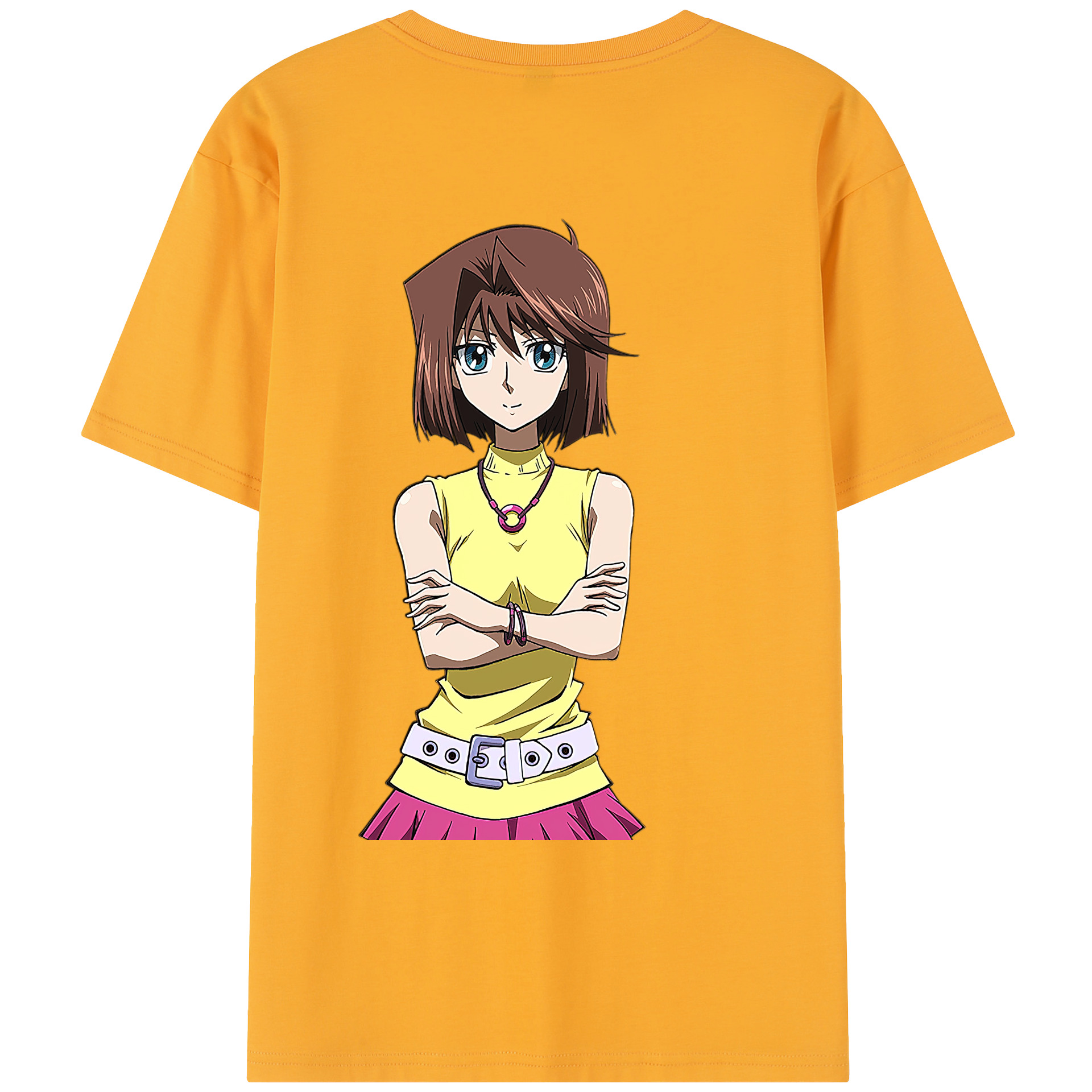 遊☆戯☆王 Yu-Gi-Oh! レディース半袖Tシャツ(バックプリント)