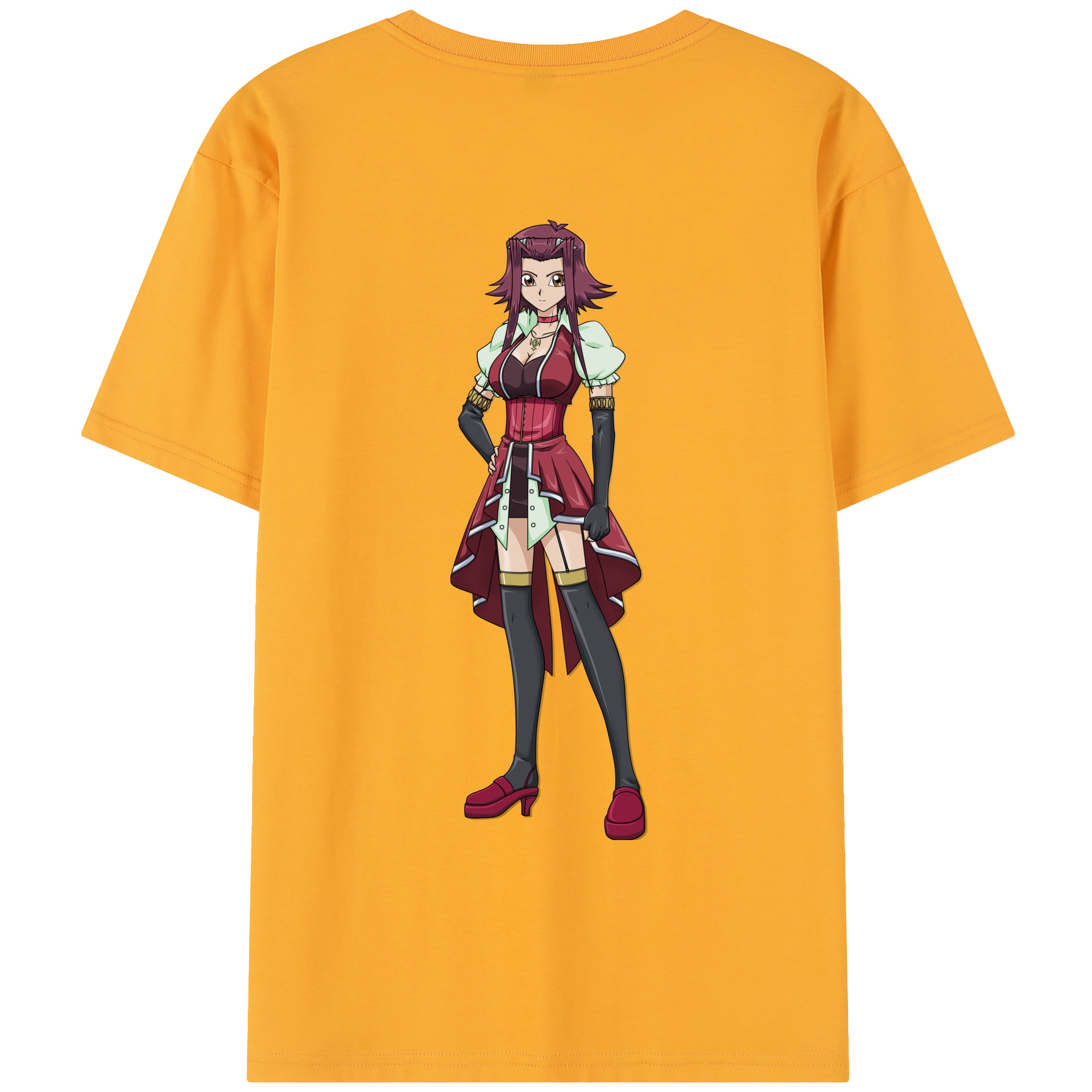 （画像用） 遊☆戯☆王 Yu-Gi-Oh! レディース半袖Tシャツ(バックプリント)