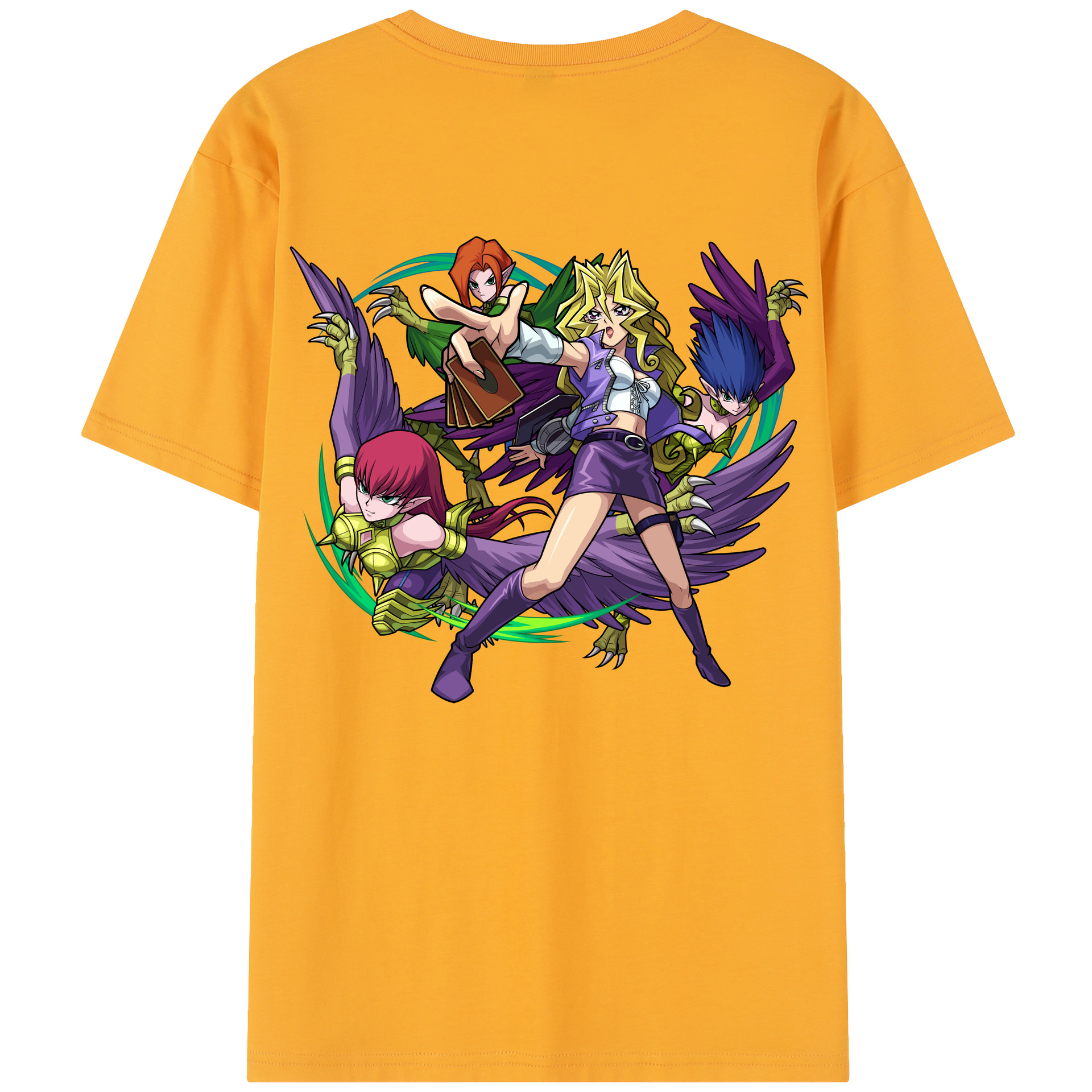 （画像用） 遊☆戯☆王 Yu-Gi-Oh! レディース半袖Tシャツ(バックプリント)