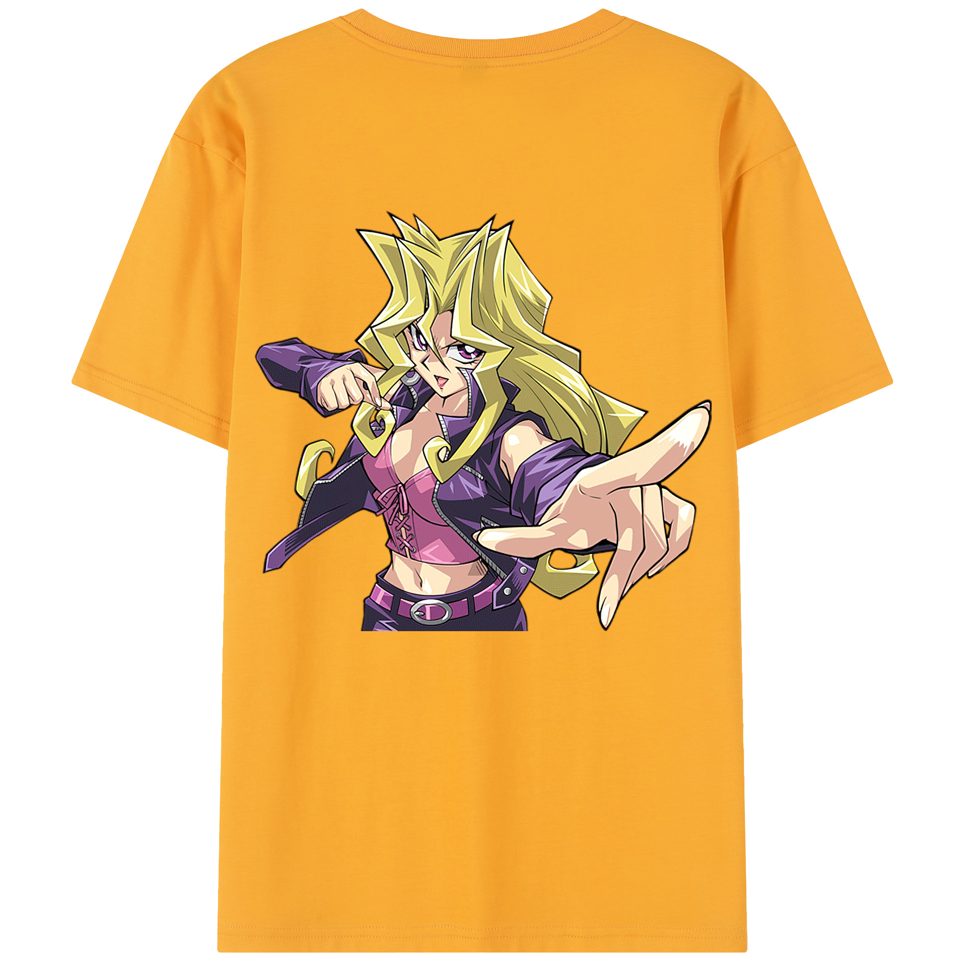 （画像用） 遊☆戯☆王 Yu-Gi-Oh! レディース半袖Tシャツ(バックプリント)