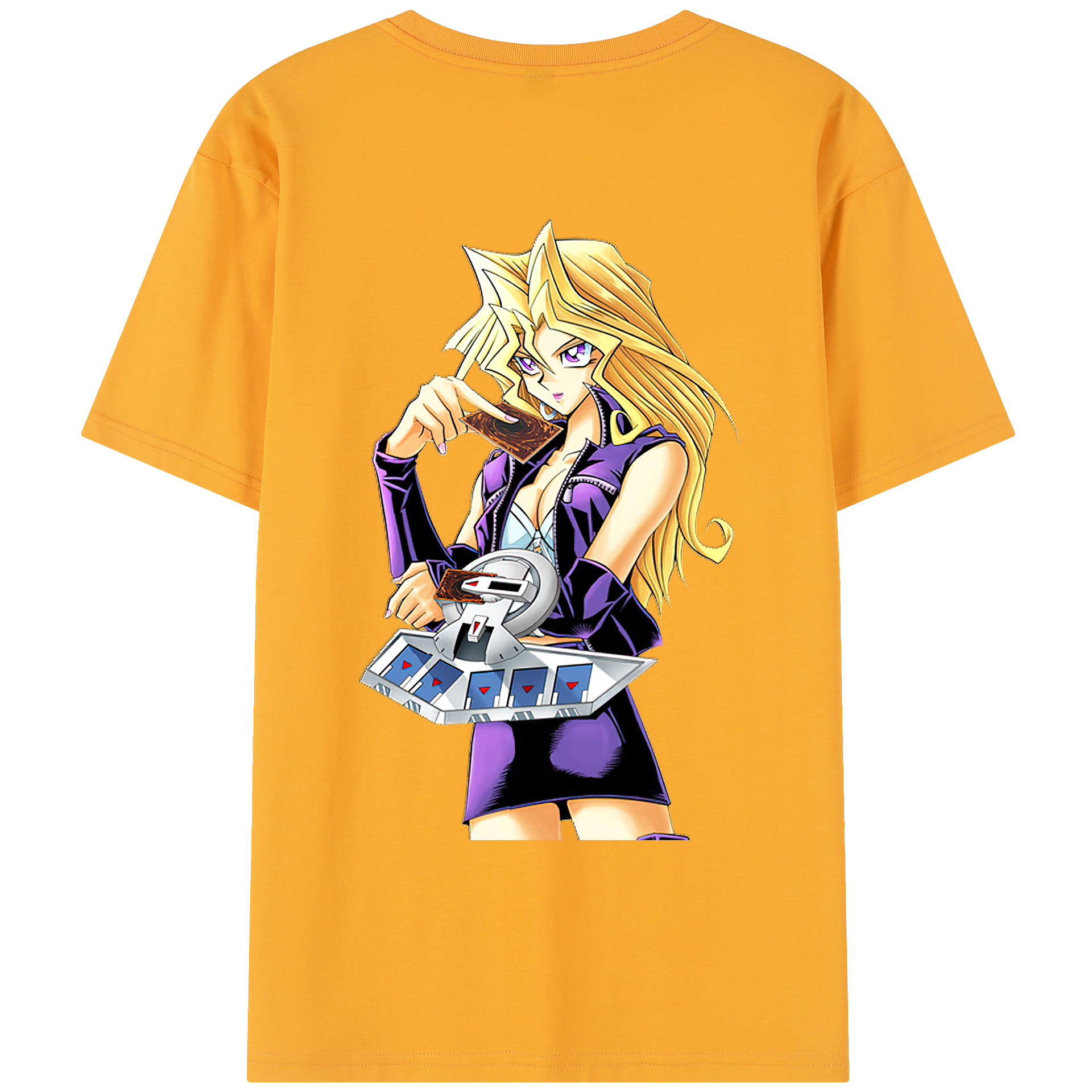 遊☆戯☆王 Yu-Gi-Oh! レディース半袖Tシャツ(バックプリント)