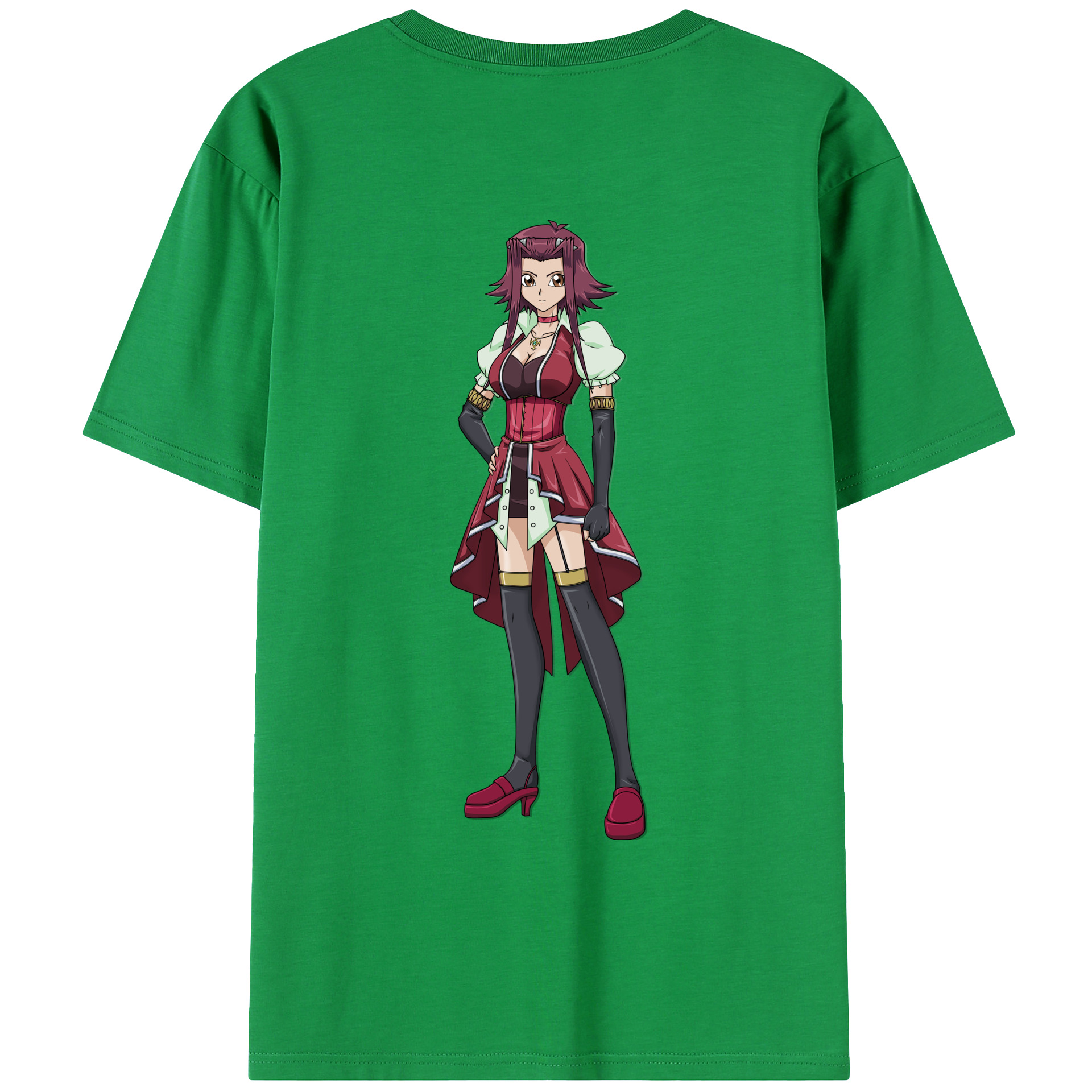 （画像用） 遊☆戯☆王 Yu-Gi-Oh! レディース半袖Tシャツ(バックプリント)