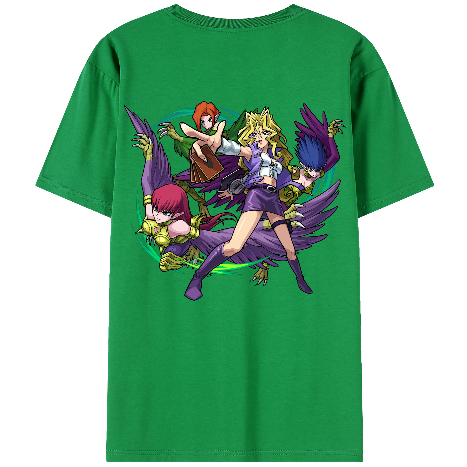 （画像用） 遊☆戯☆王 Yu-Gi-Oh! レディース半袖Tシャツ(バックプリント)