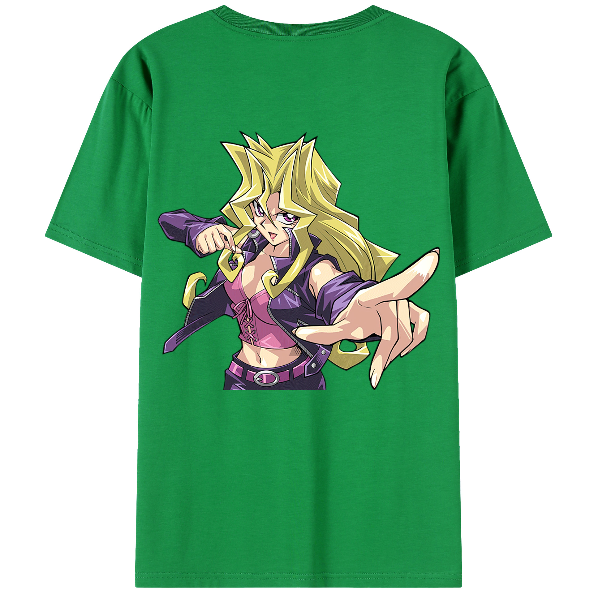 （画像用） 遊☆戯☆王 Yu-Gi-Oh! レディース半袖Tシャツ(バックプリント)