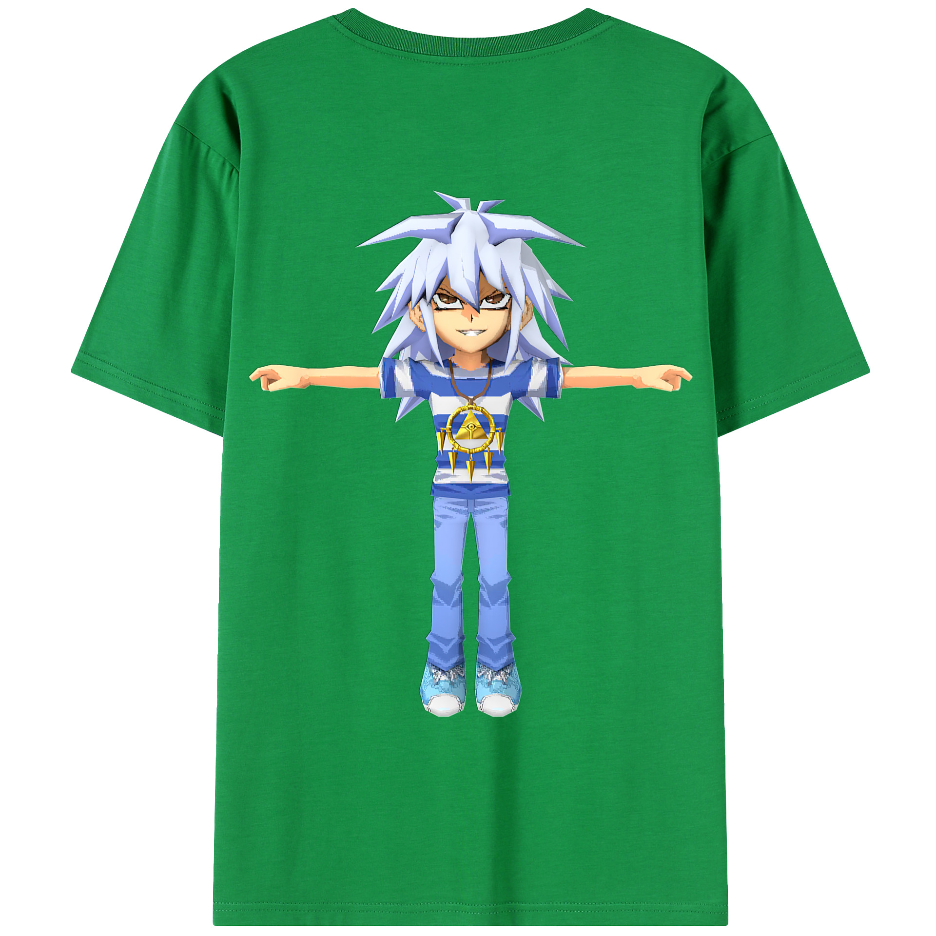 （画像用） 遊☆戯☆王 Yu-Gi-Oh! レディース半袖Tシャツ(バックプリント)