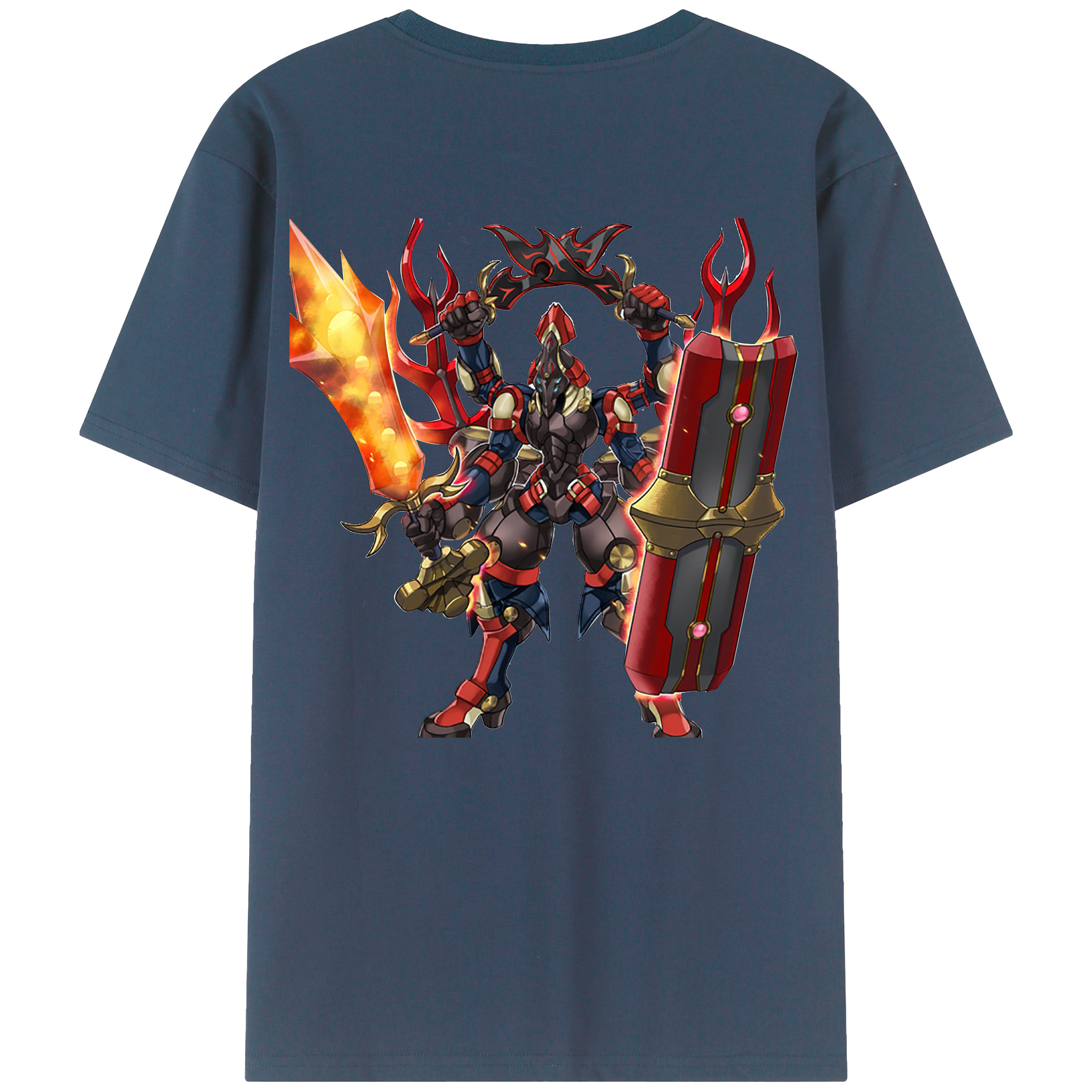 （画像用） 遊☆戯☆王 Yu-Gi-Oh! レディース半袖Tシャツ(バックプリント)