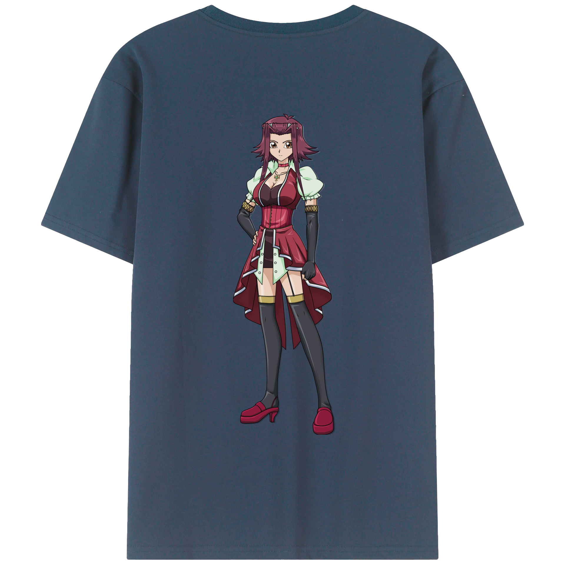 （画像用） 遊☆戯☆王 Yu-Gi-Oh! レディース半袖Tシャツ(バックプリント)