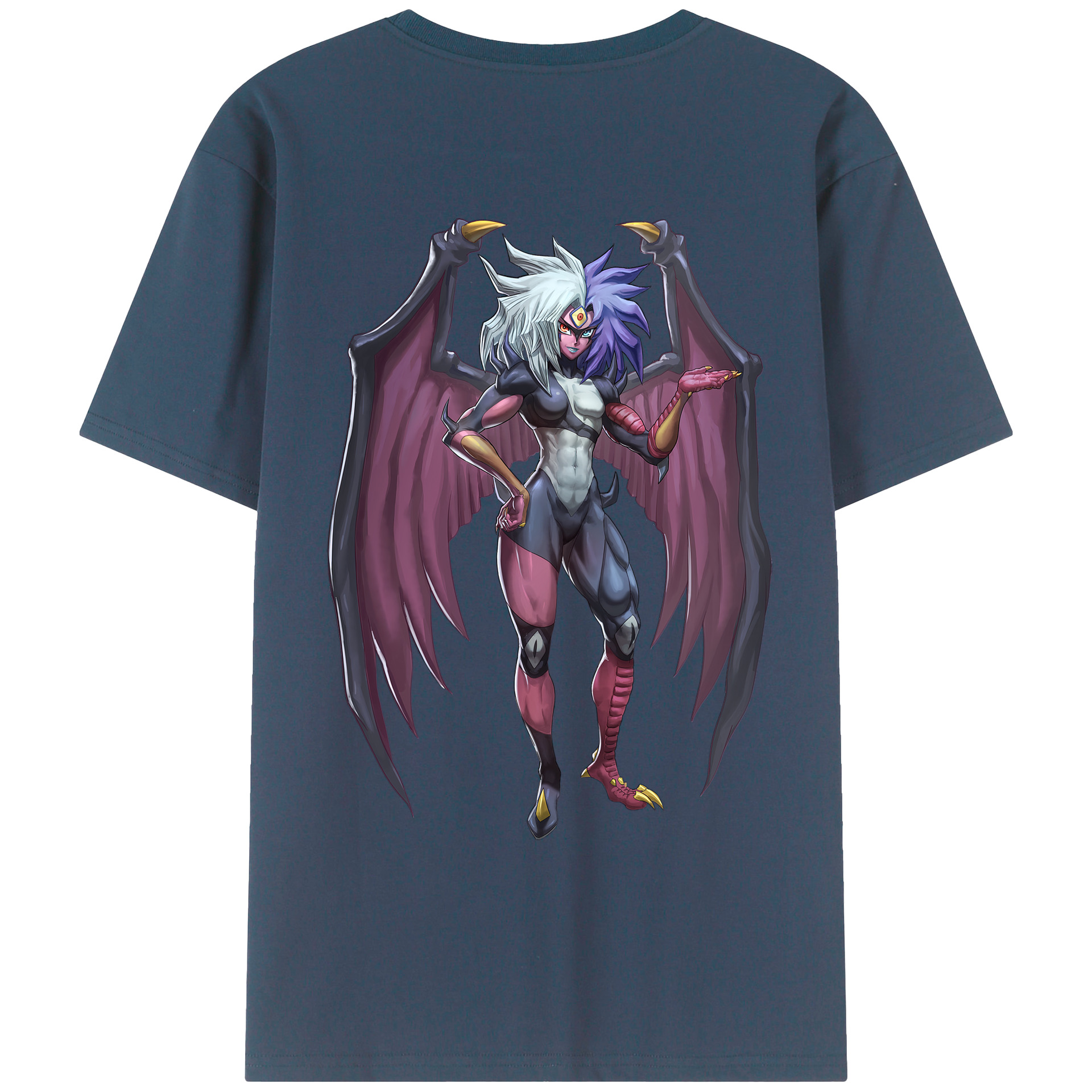 （画像用） 遊☆戯☆王 Yu-Gi-Oh! レディース半袖Tシャツ(バックプリント)