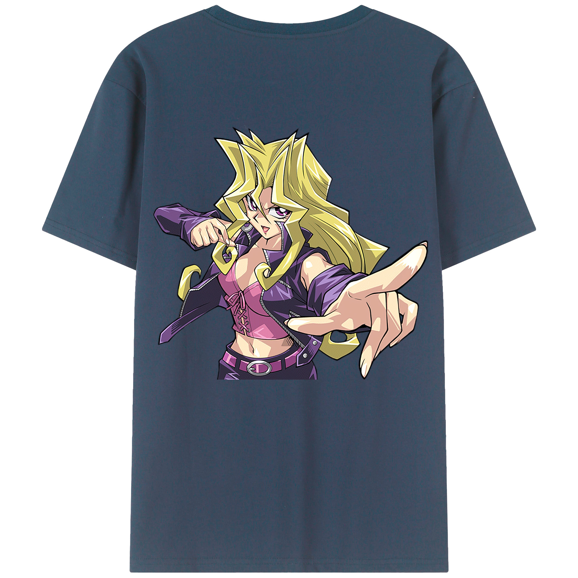 （画像用） 遊☆戯☆王 Yu-Gi-Oh! レディース半袖Tシャツ(バックプリント)