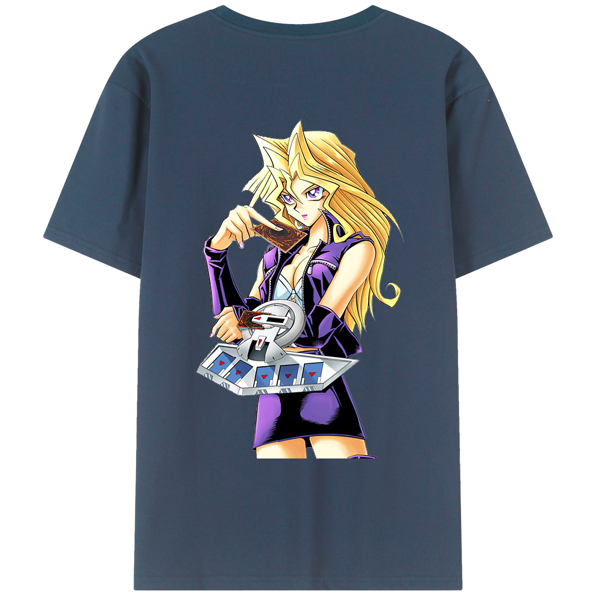 遊☆戯☆王 Yu-Gi-Oh! レディース半袖Tシャツ(バックプリント)