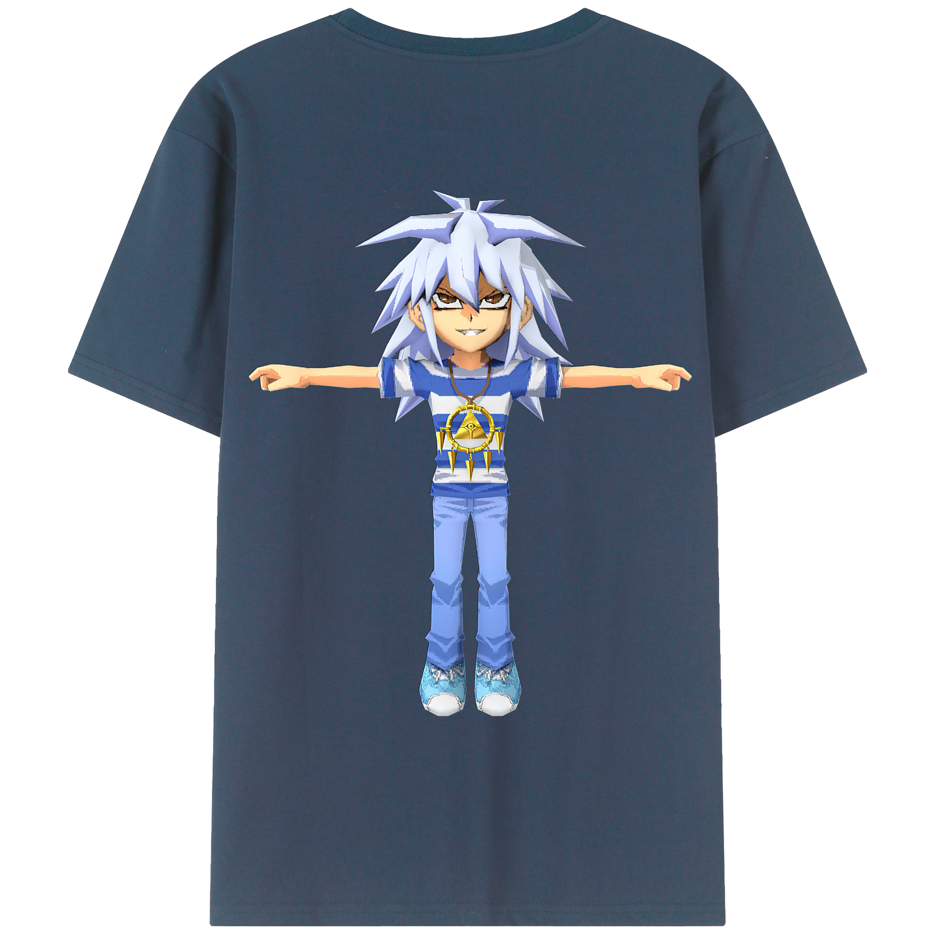 （画像用） 遊☆戯☆王 Yu-Gi-Oh! レディース半袖Tシャツ(バックプリント)