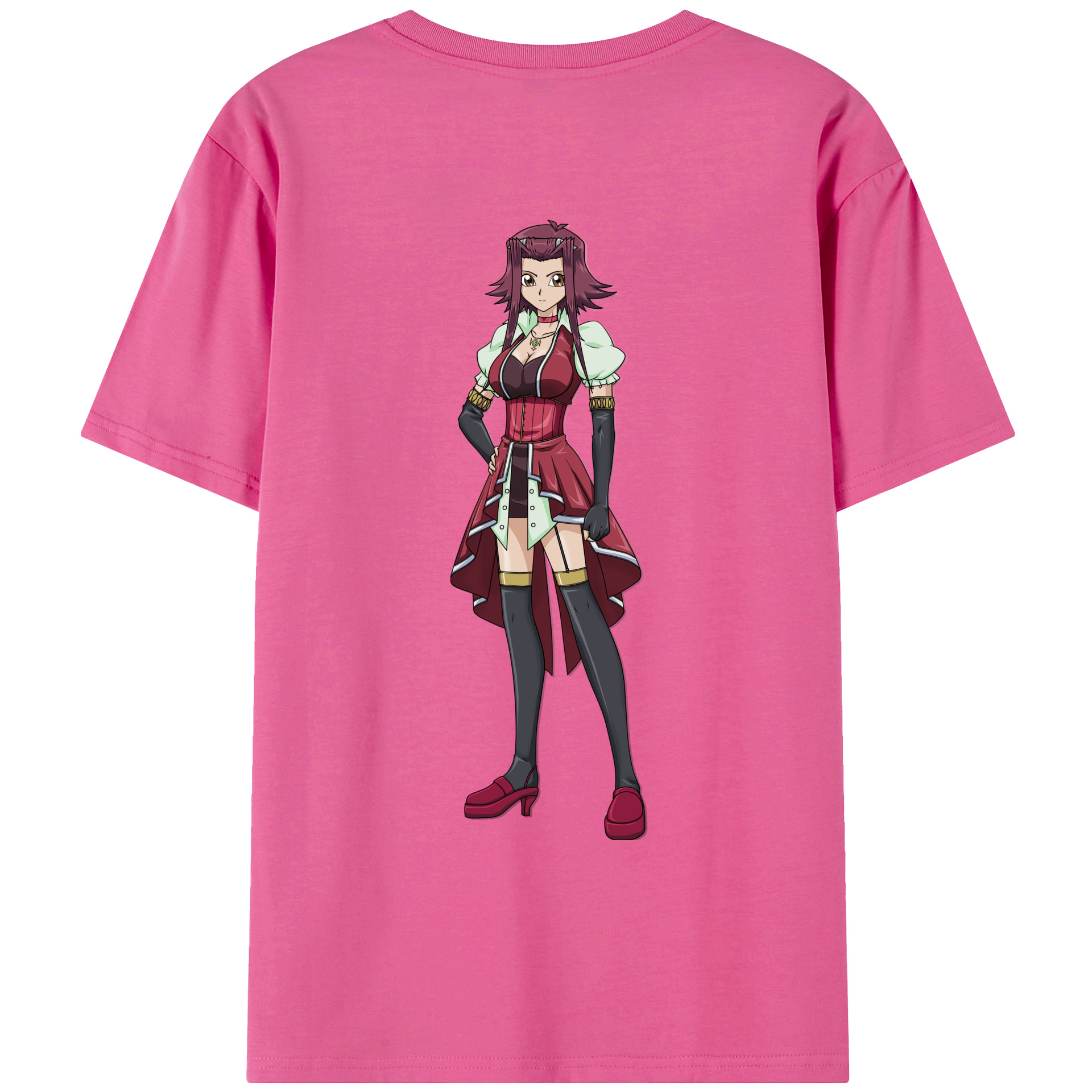 （画像用） 遊☆戯☆王 Yu-Gi-Oh! レディース半袖Tシャツ(バックプリント)
