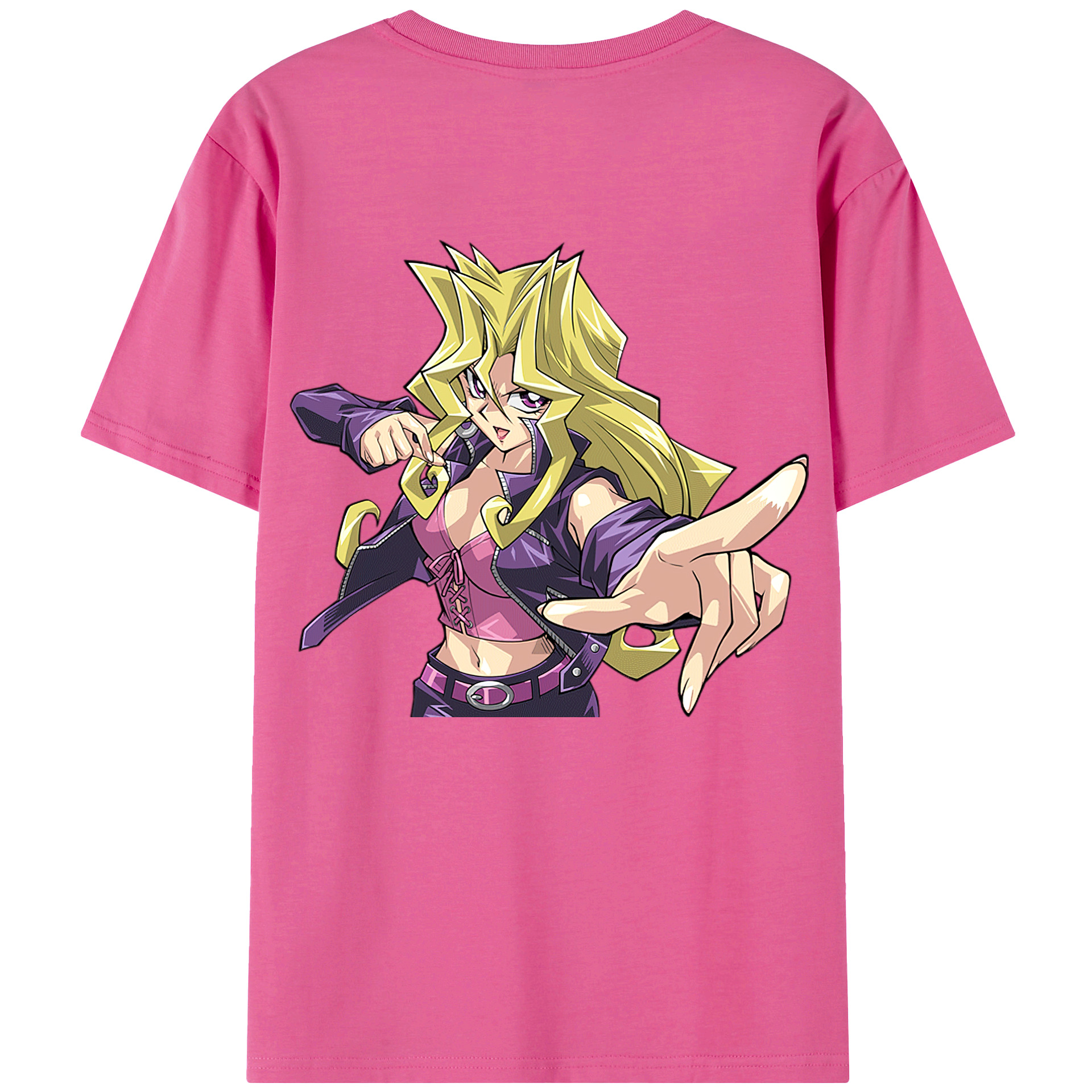 （画像用） 遊☆戯☆王 Yu-Gi-Oh! レディース半袖Tシャツ(バックプリント)