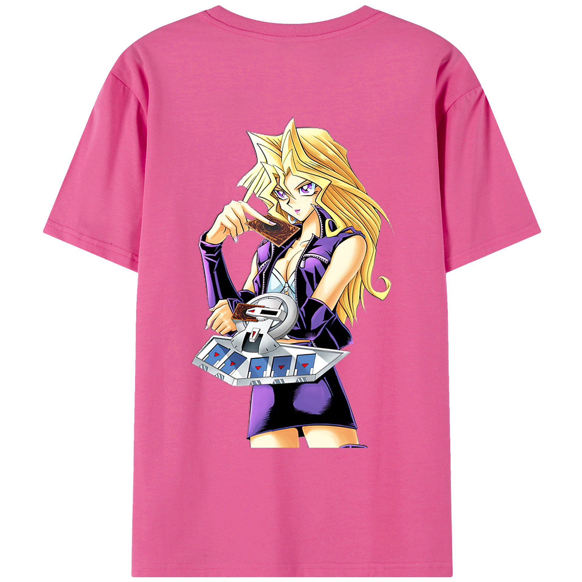遊☆戯☆王 Yu-Gi-Oh! レディース半袖Tシャツ(バックプリント)