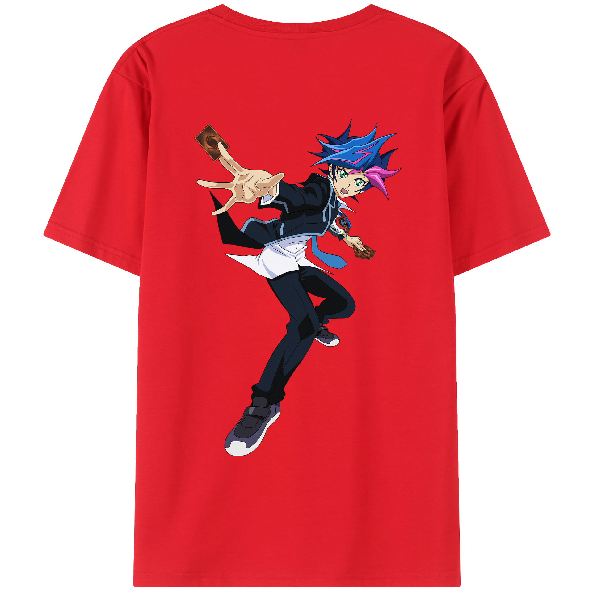 （画像用） 遊☆戯☆王 Yu-Gi-Oh! レディース半袖Tシャツ(バックプリント)