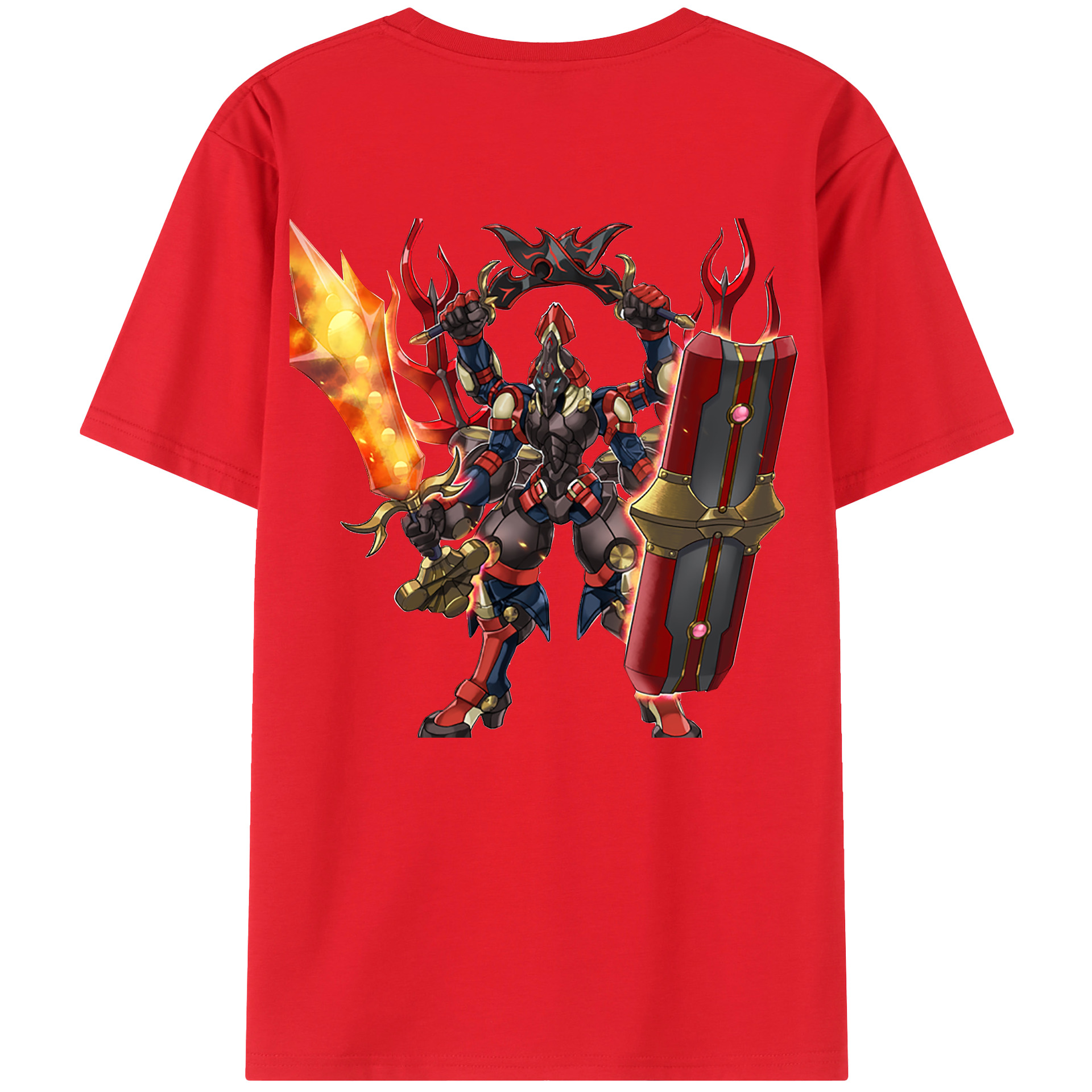 （画像用） 遊☆戯☆王 Yu-Gi-Oh! レディース半袖Tシャツ(バックプリント)