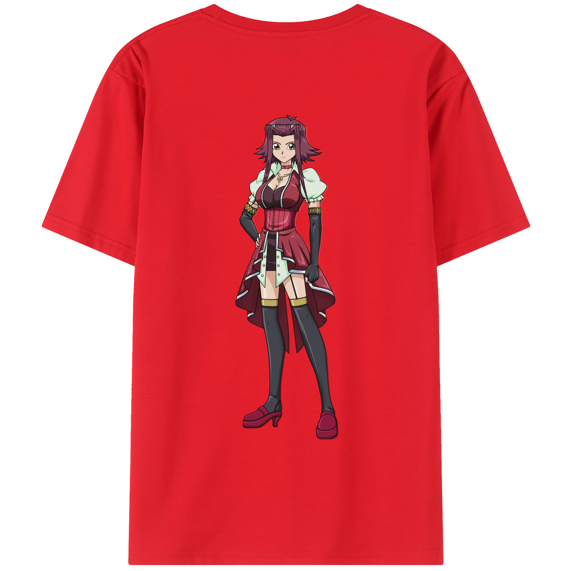 （画像用） 遊☆戯☆王 Yu-Gi-Oh! レディース半袖Tシャツ(バックプリント)