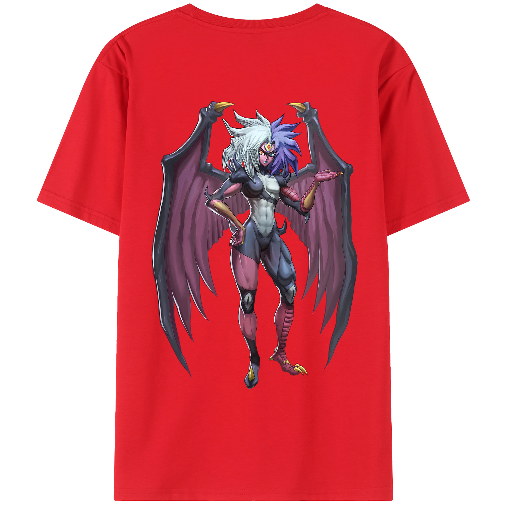 （画像用） 遊☆戯☆王 Yu-Gi-Oh! レディース半袖Tシャツ(バックプリント)