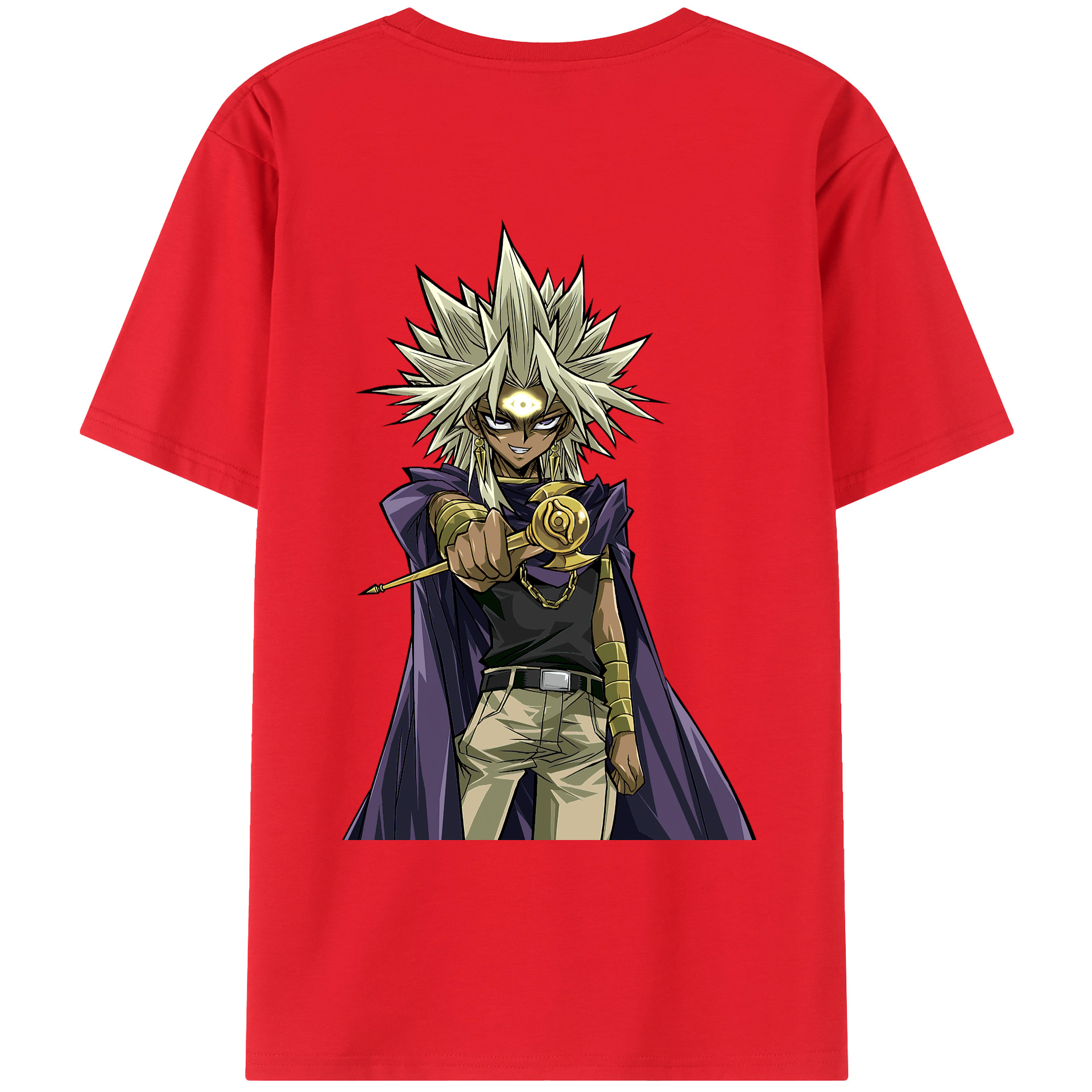 （画像用） 遊☆戯☆王 Yu-Gi-Oh! レディース半袖Tシャツ(バックプリント)