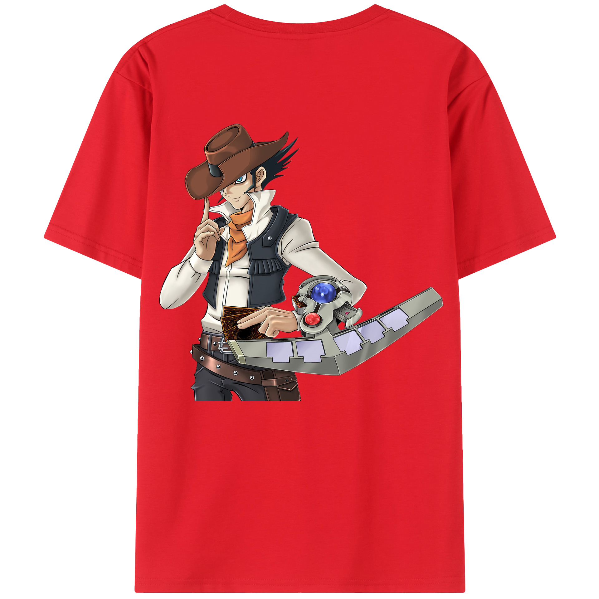 遊☆戯☆王 Yu-Gi-Oh! レディース半袖Tシャツ(バックプリント)