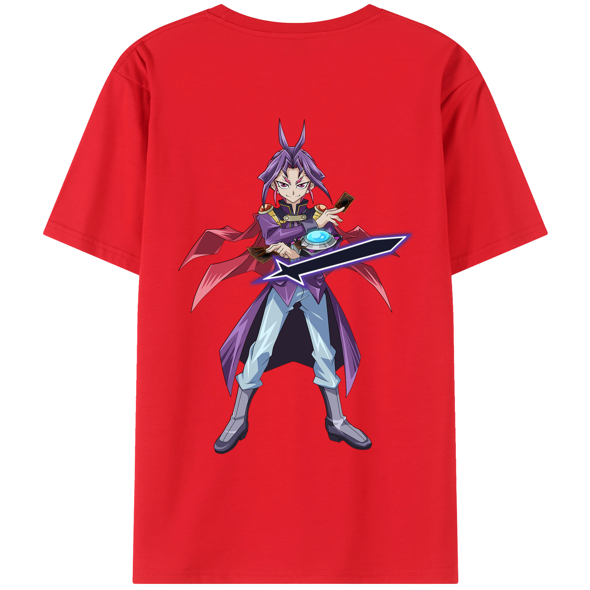 （画像用） 遊☆戯☆王 Yu-Gi-Oh! レディース半袖Tシャツ(バックプリント)