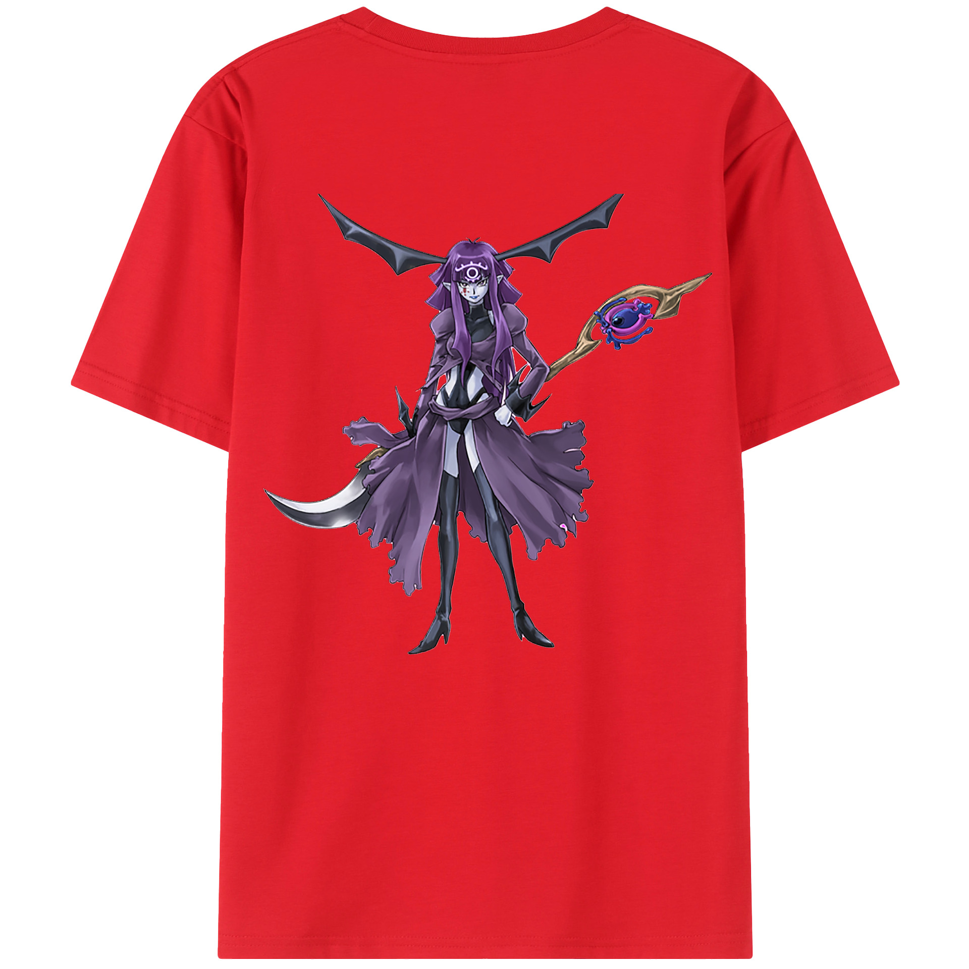 （画像用） 遊☆戯☆王 Yu-Gi-Oh! レディース半袖Tシャツ(バックプリント)